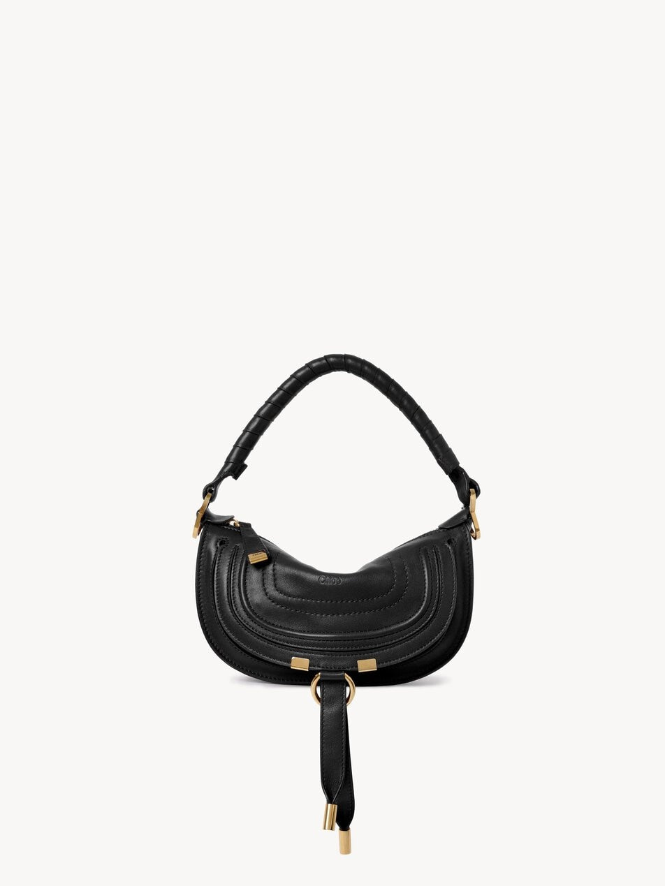 CHLOE Mini Marcie shoulder bag in soft leather Black