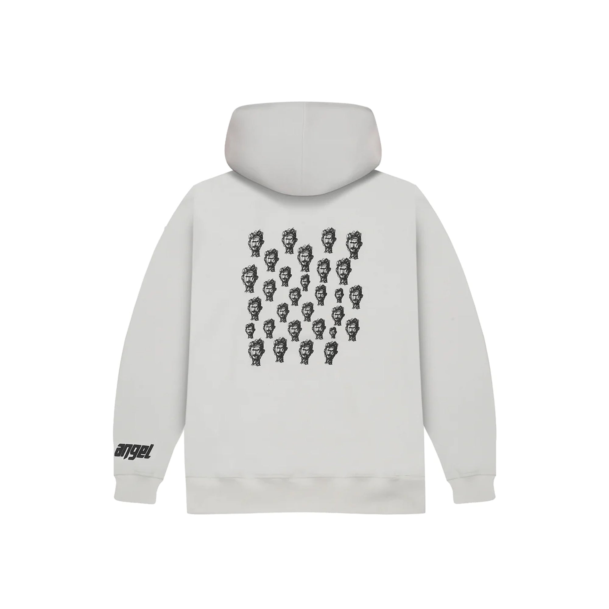 WHITE FACES HOODIE