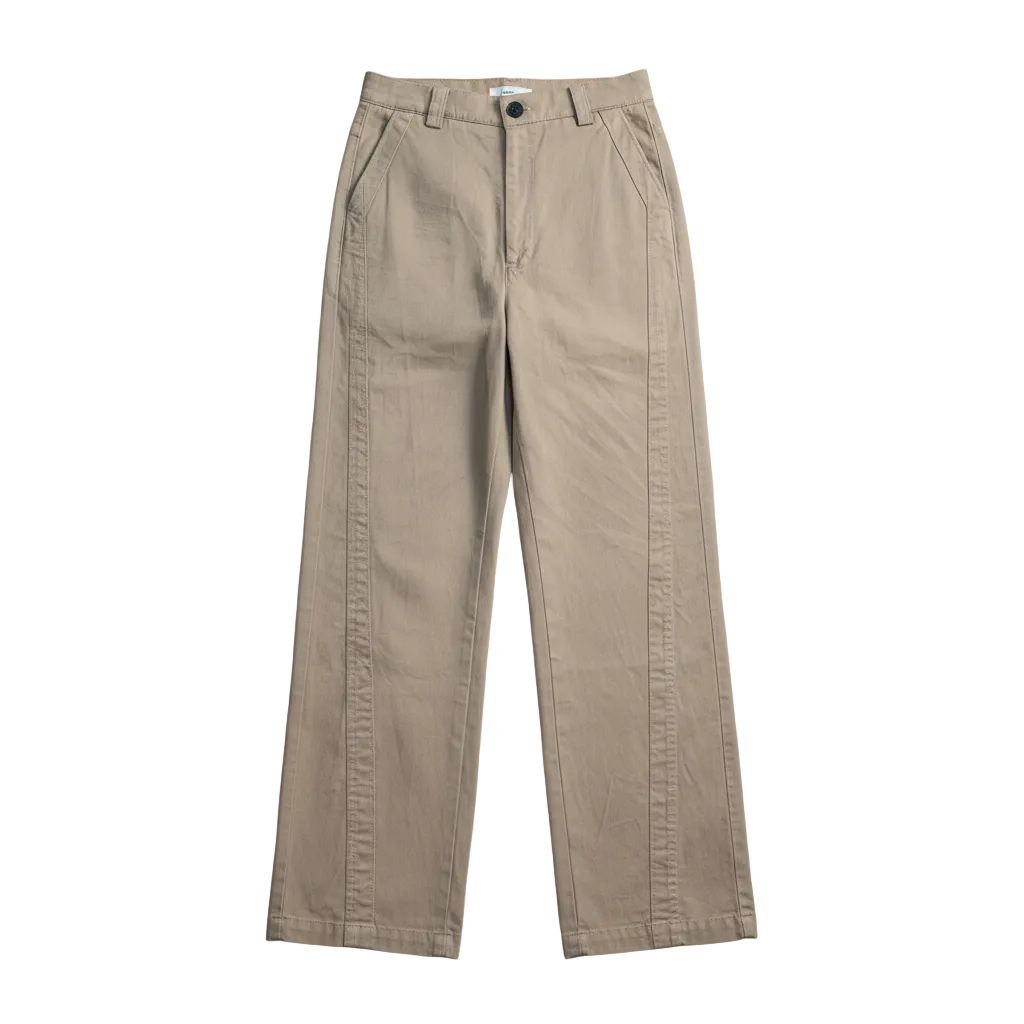 WIDE LEG PANELED PANTS