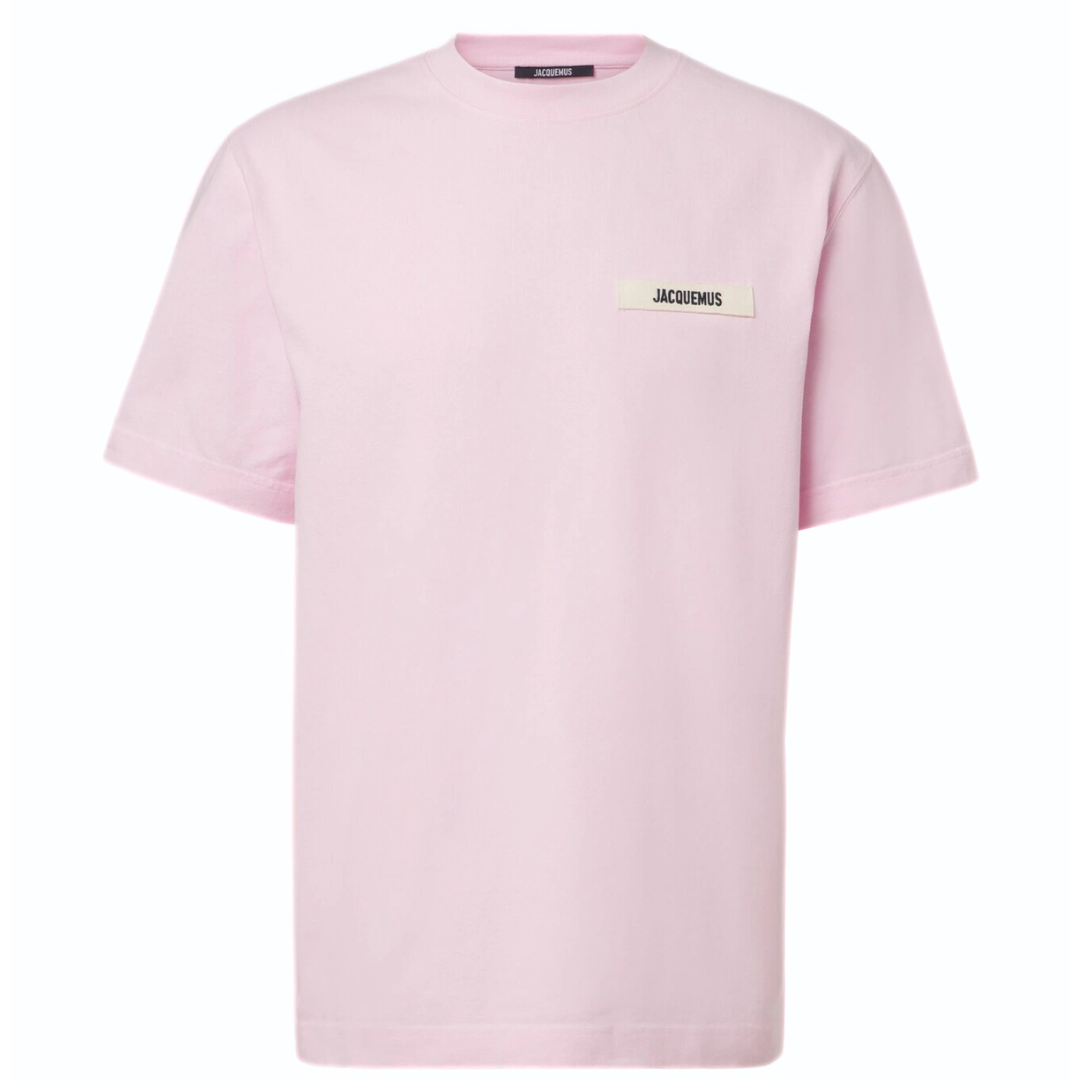 JACQUEMUS THE GROS GRAIN Tee PINK