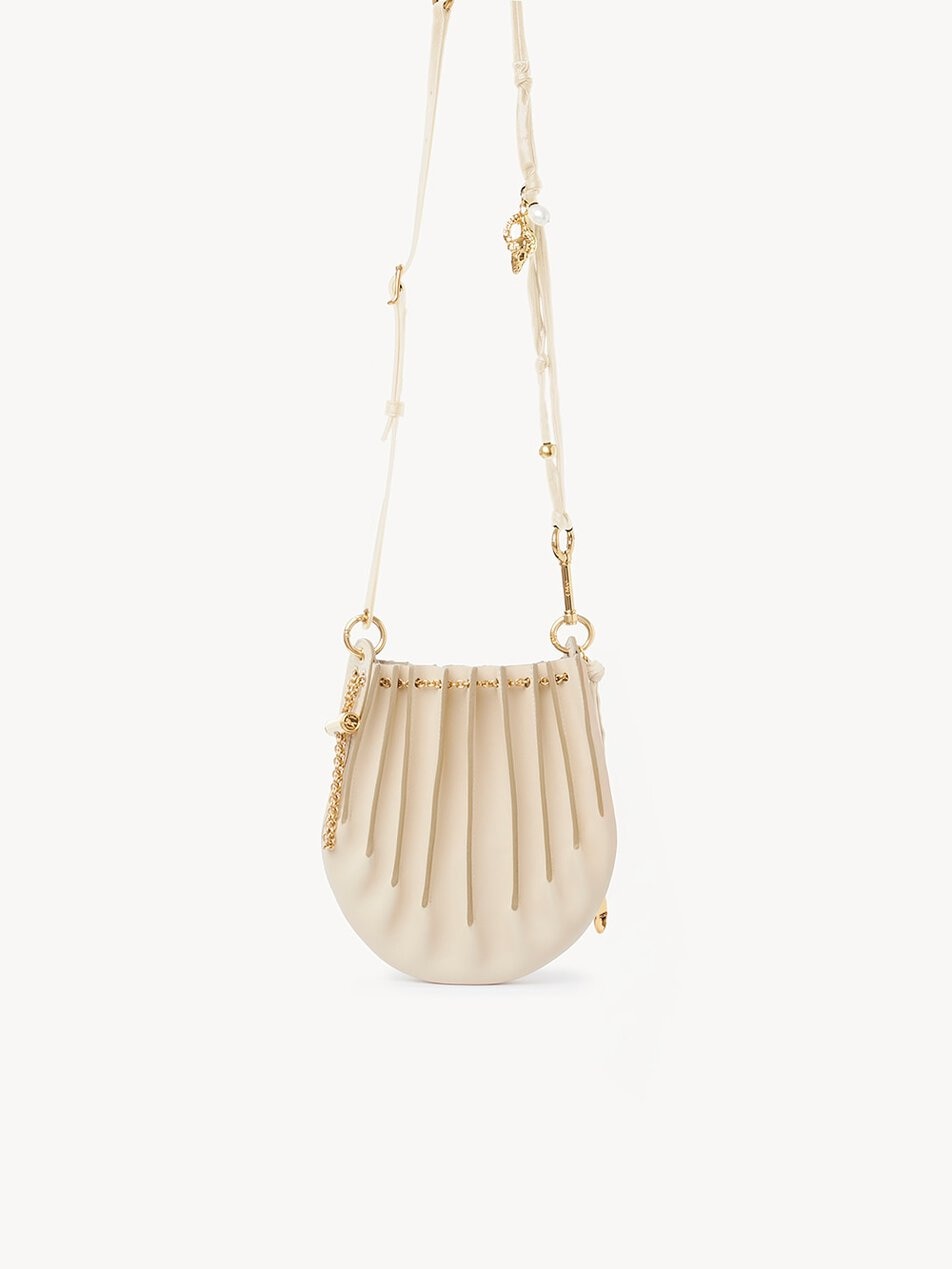 CHLOE Sea Treasures crossbody bag in soft leather Deep Ivory