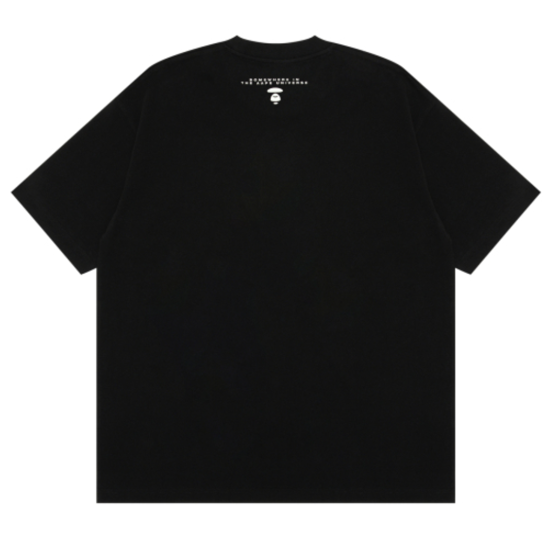 A BAPE BY A BATHING APE The Aape University tee Black