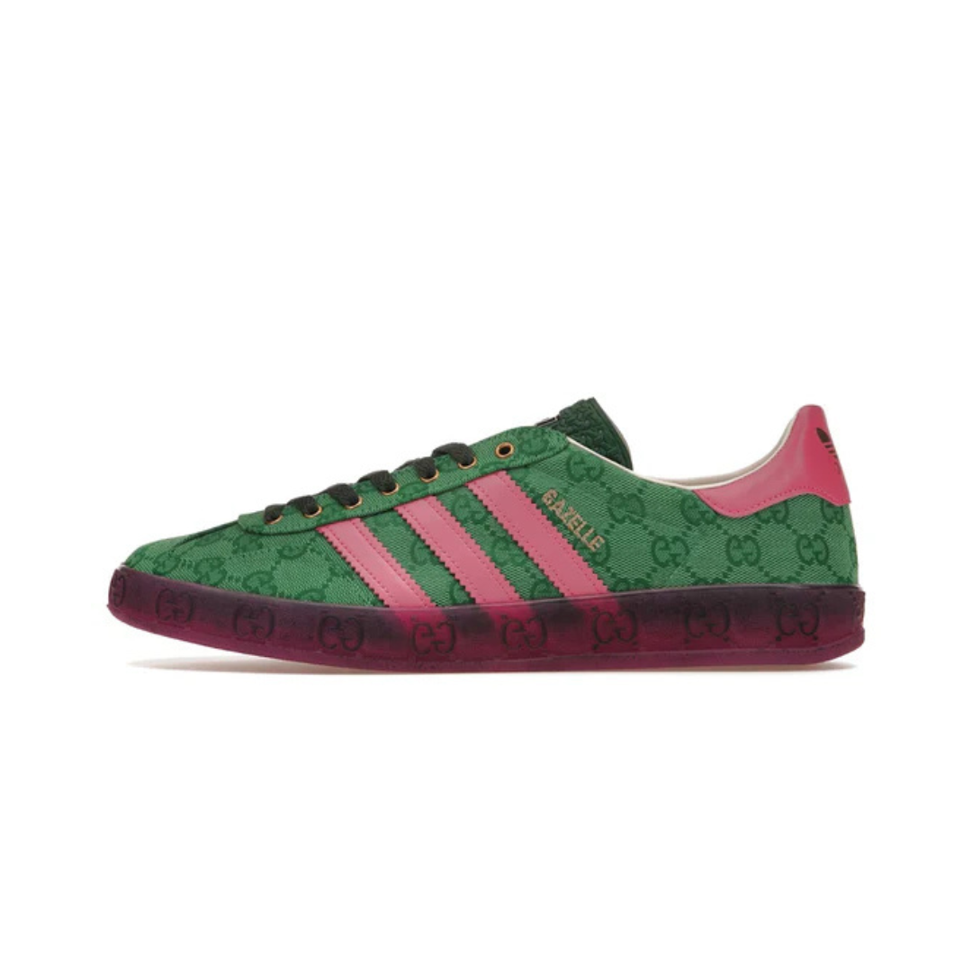 adidas x Gucci Gazelle Green GG Monogram (W)