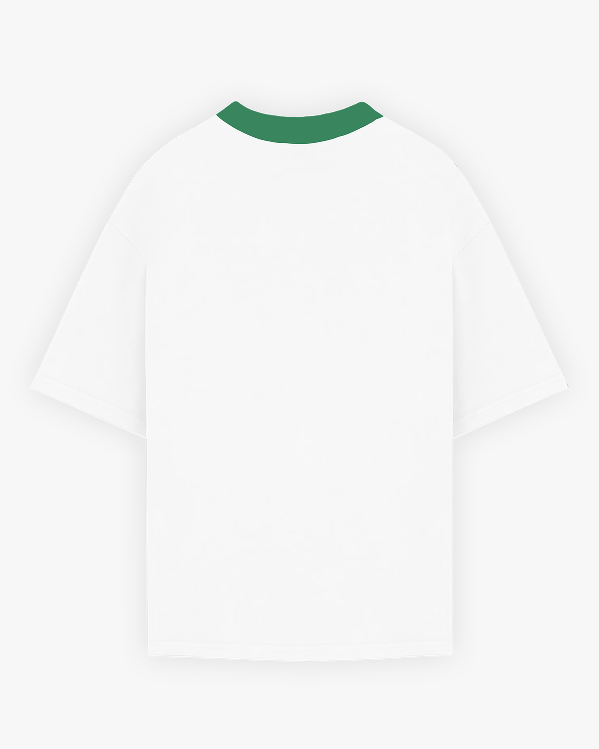 ART DEPT. RINGER T-SHIRT - WHITE/GREEN