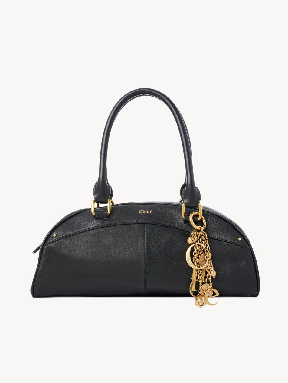 CHLOE bowling bag in soft leather Black