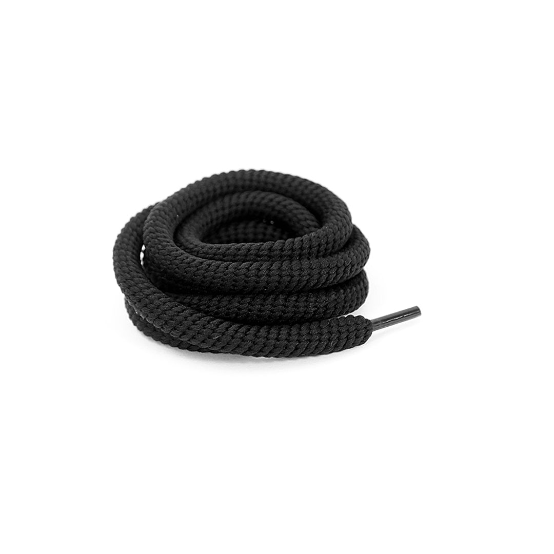 Wired Rope Black Shoelaces