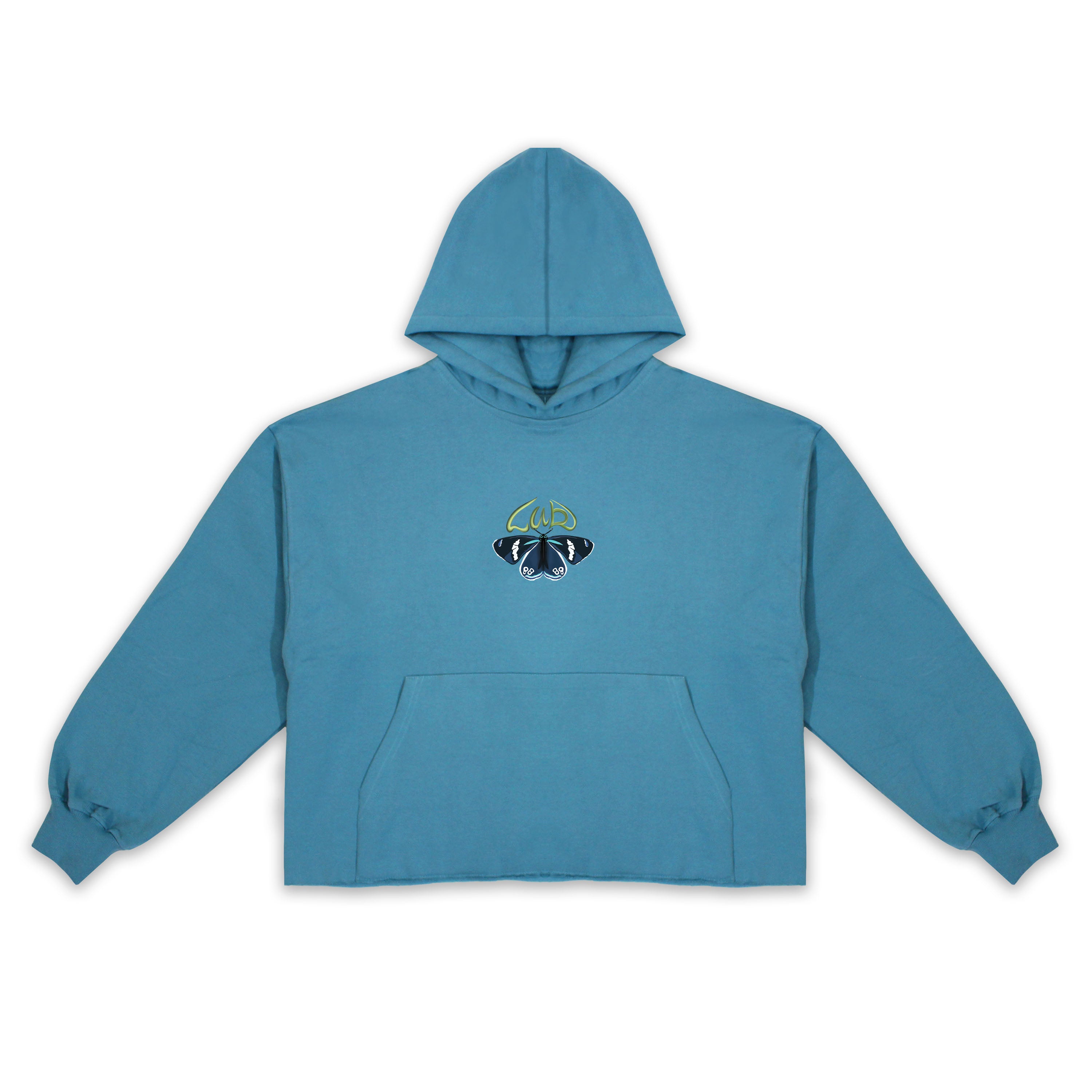 Cropped Butterfly Hoodie