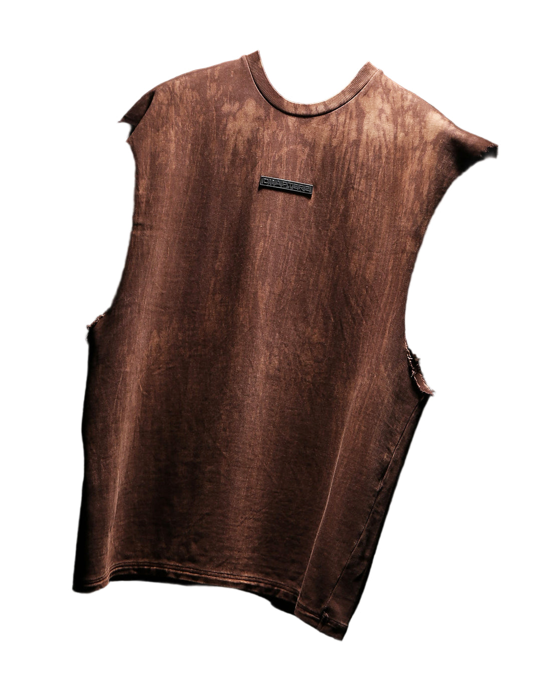 MINERAL WASH BROWN VEST