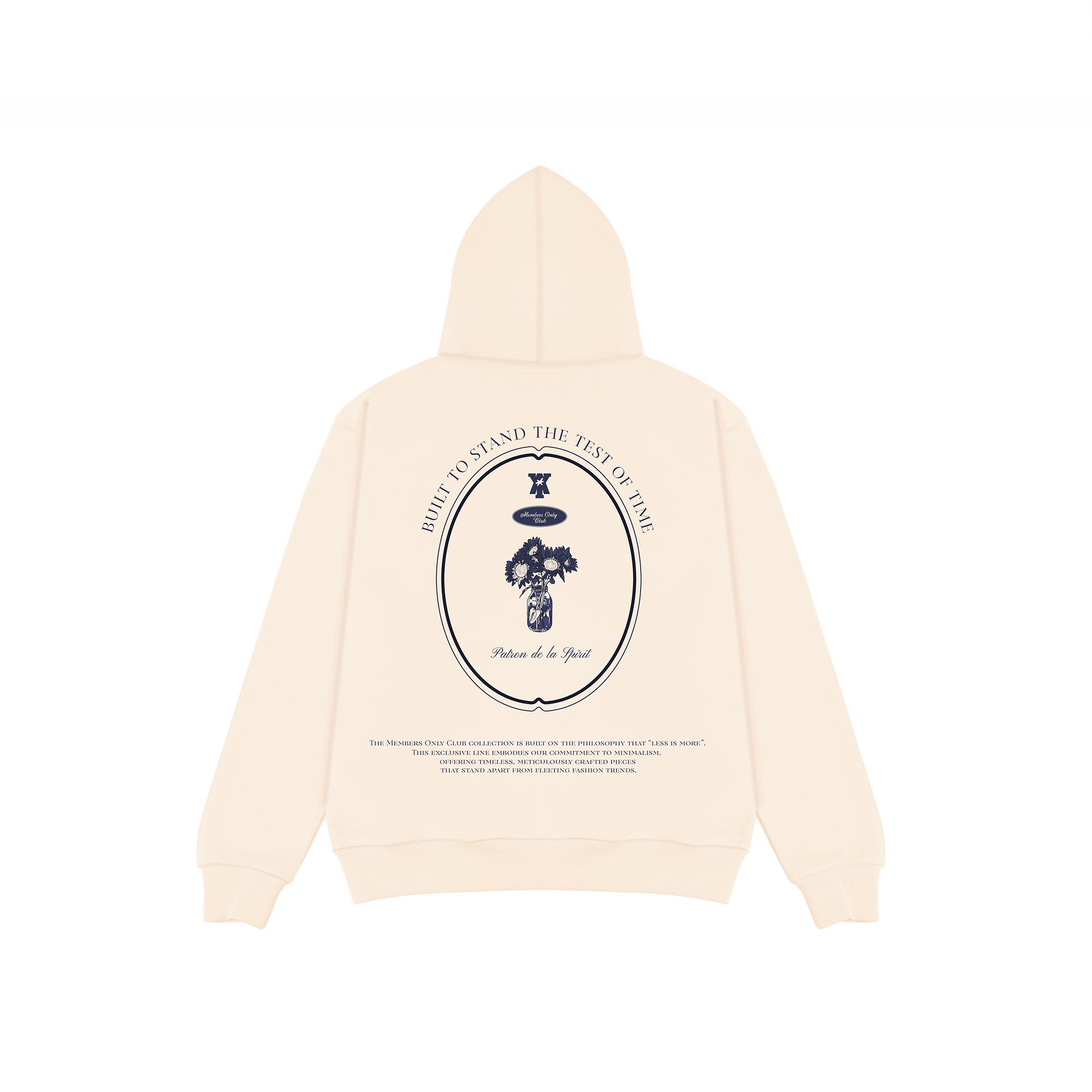 MEMBERS ONLY CLUB - HEIRLOOM TINTED BEIGE HOODIE