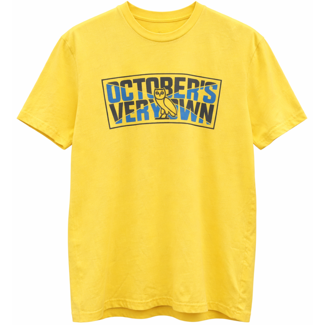 OVO TEE MIDDLE	LOGO YELLOW