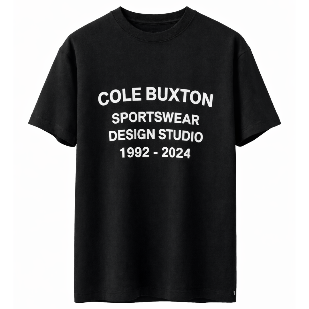 COLE BUXTON DESIGN STUDIOS Tee BLACK