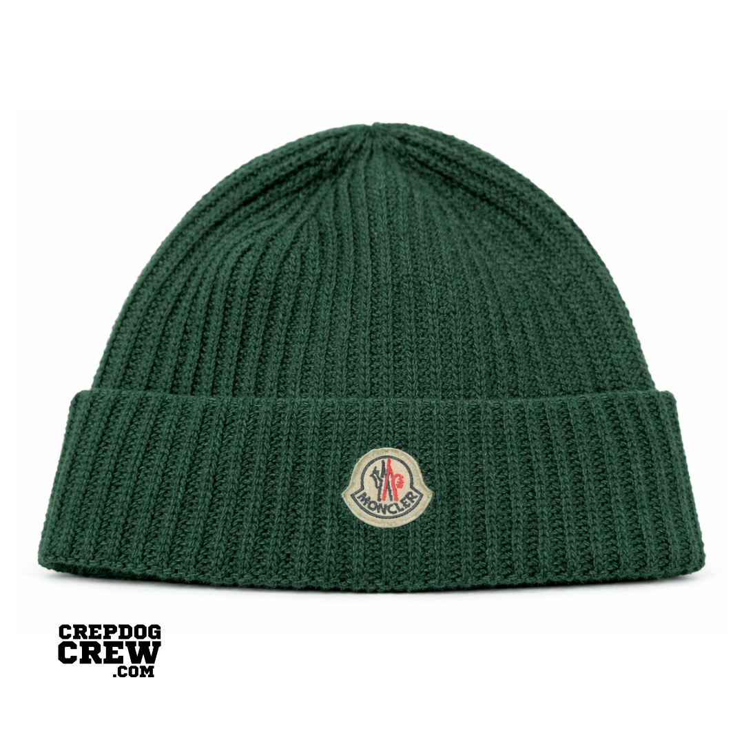 MONCLER BERRETTO TRICOT BEANIE GREEN