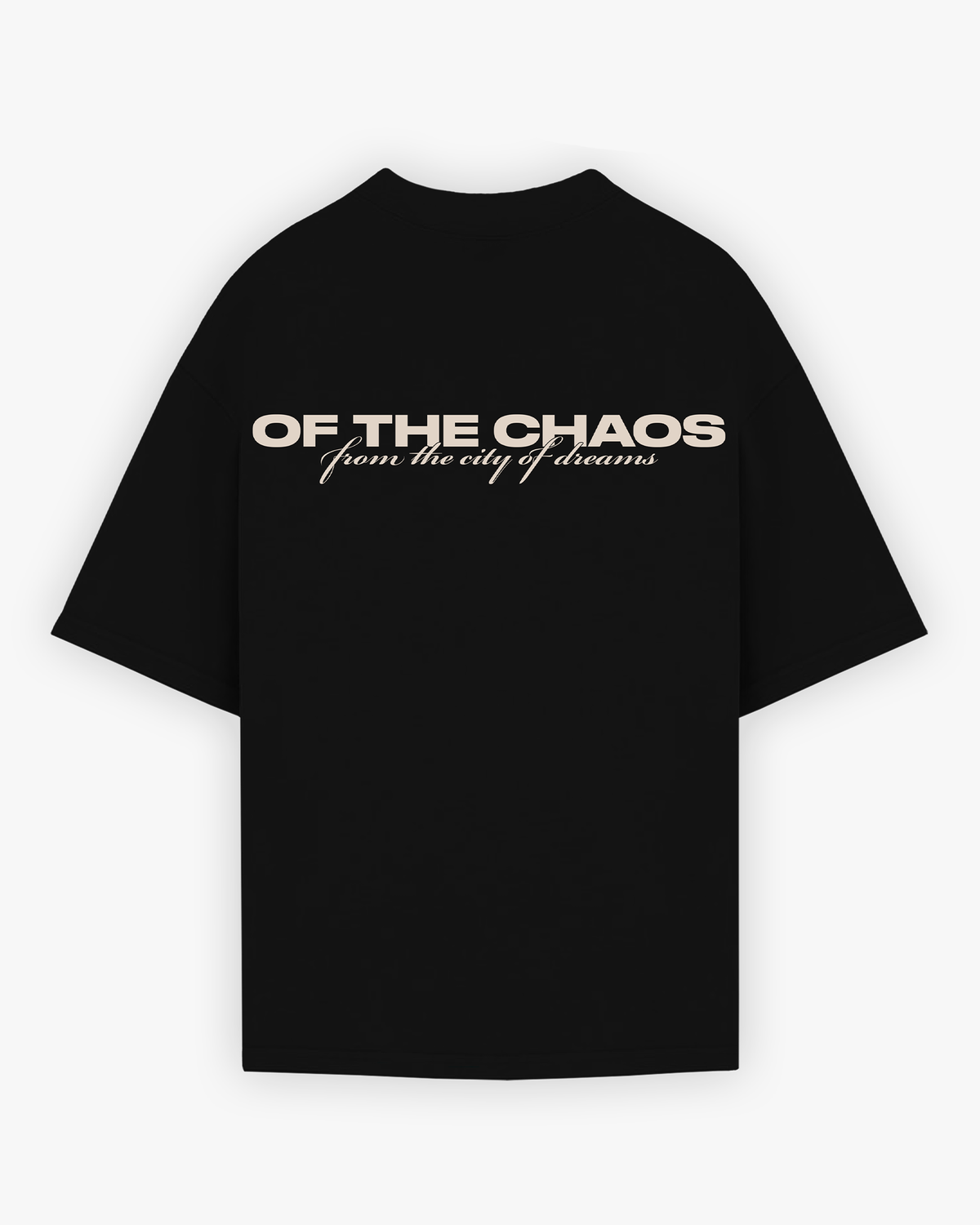 CITY OF DREAMS T-SHIRT - BLACK