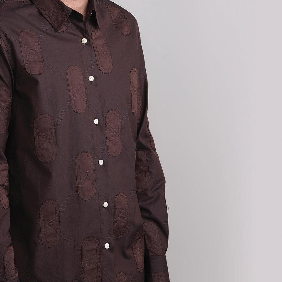 Nucleus Argyle Applique Shirt- CB