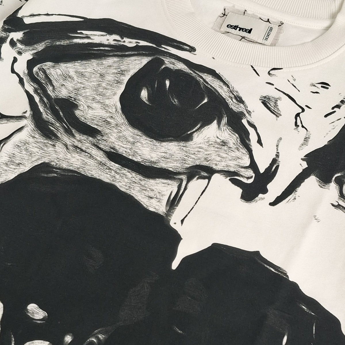 Duet – Black & White Oversized T-Shirt