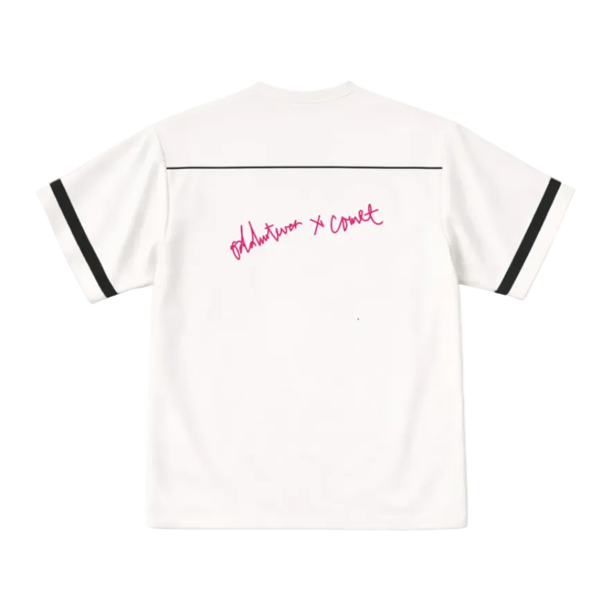Comet x Odd Scribbled Heart White Jersey