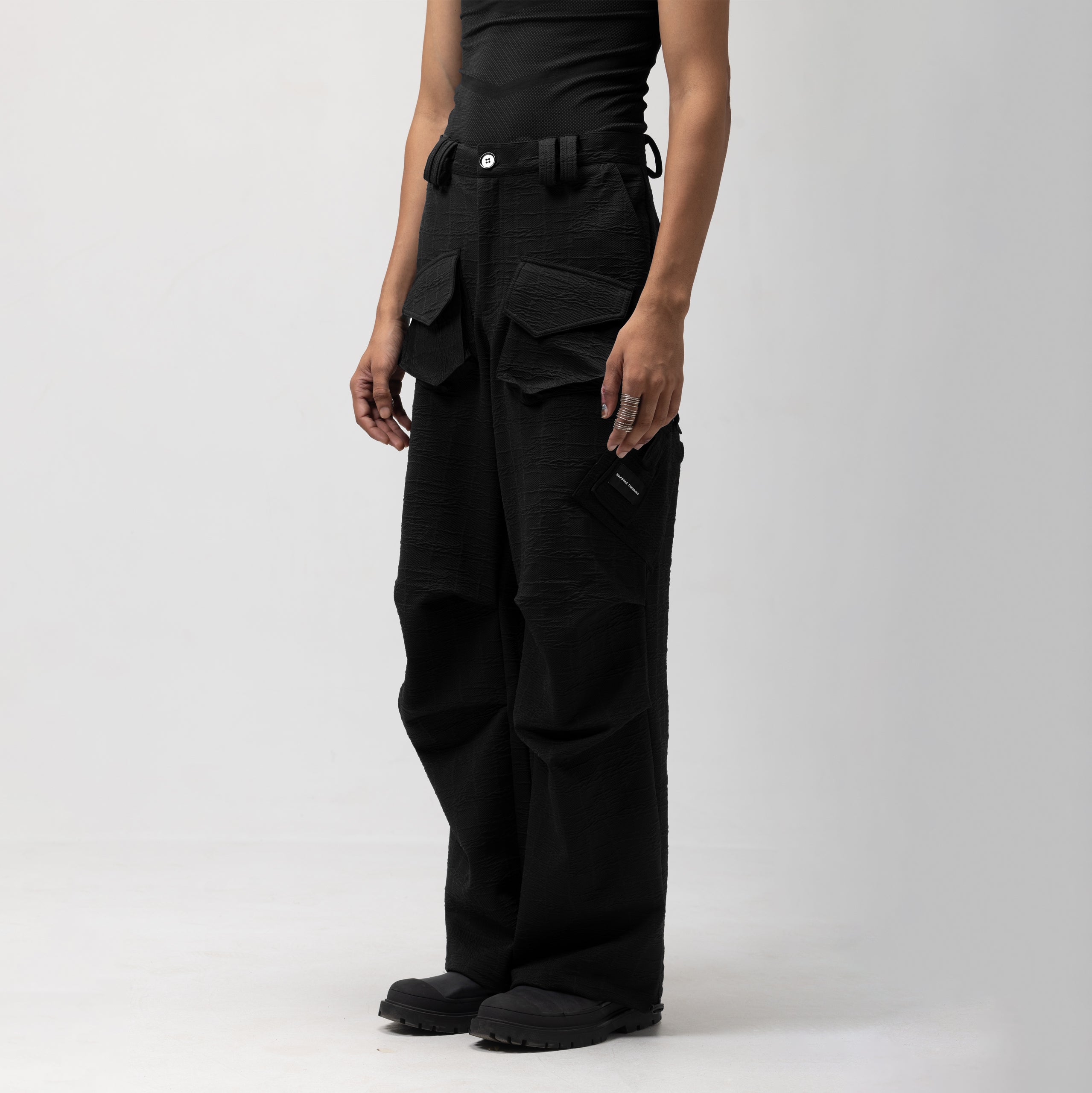 PARACHUTE PANTS TYPE -2/ TEXTURED