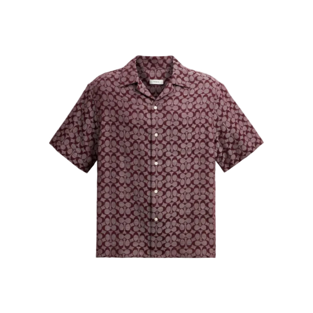 Coach Signature Camp Shirt Currant