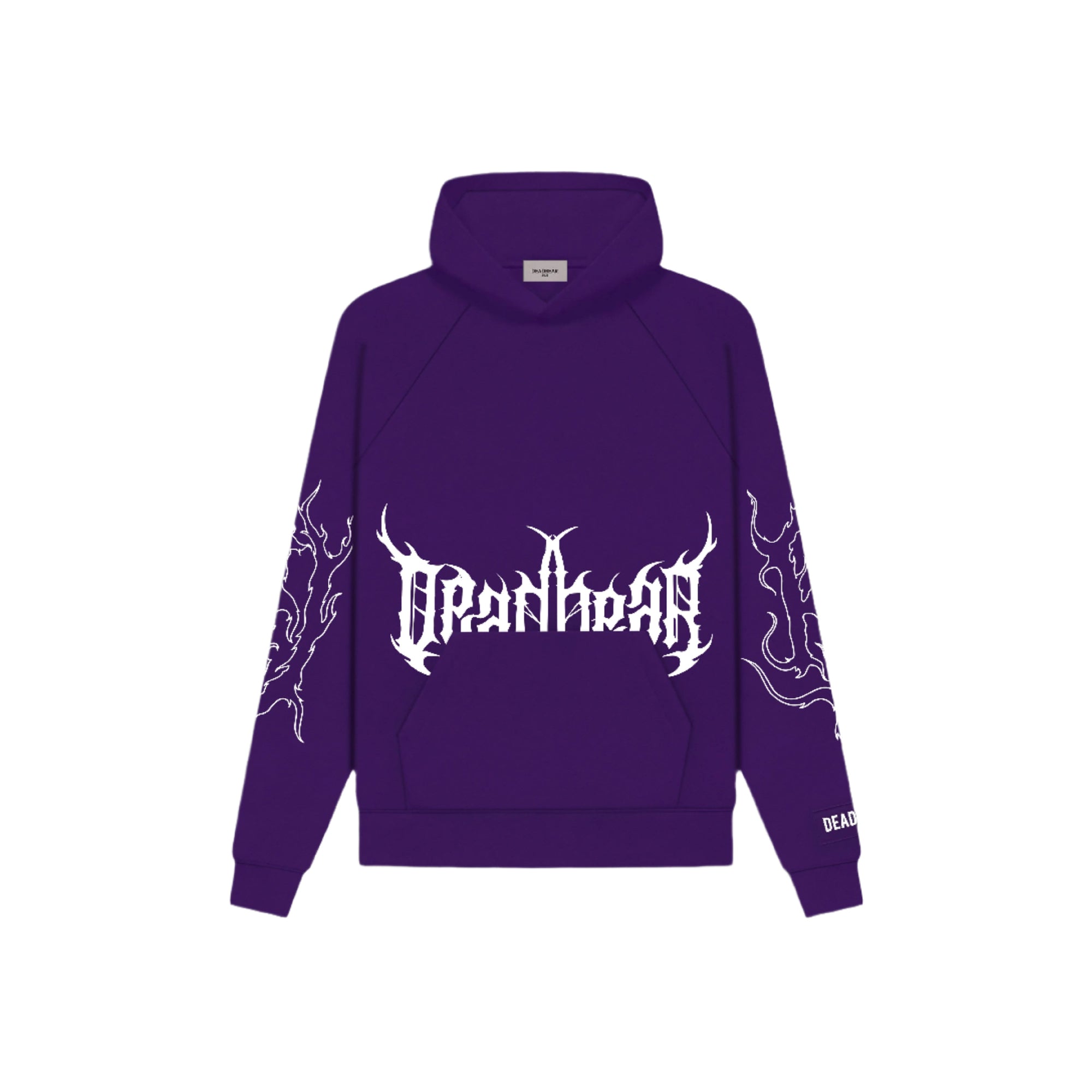 Flames Hoodie Purple