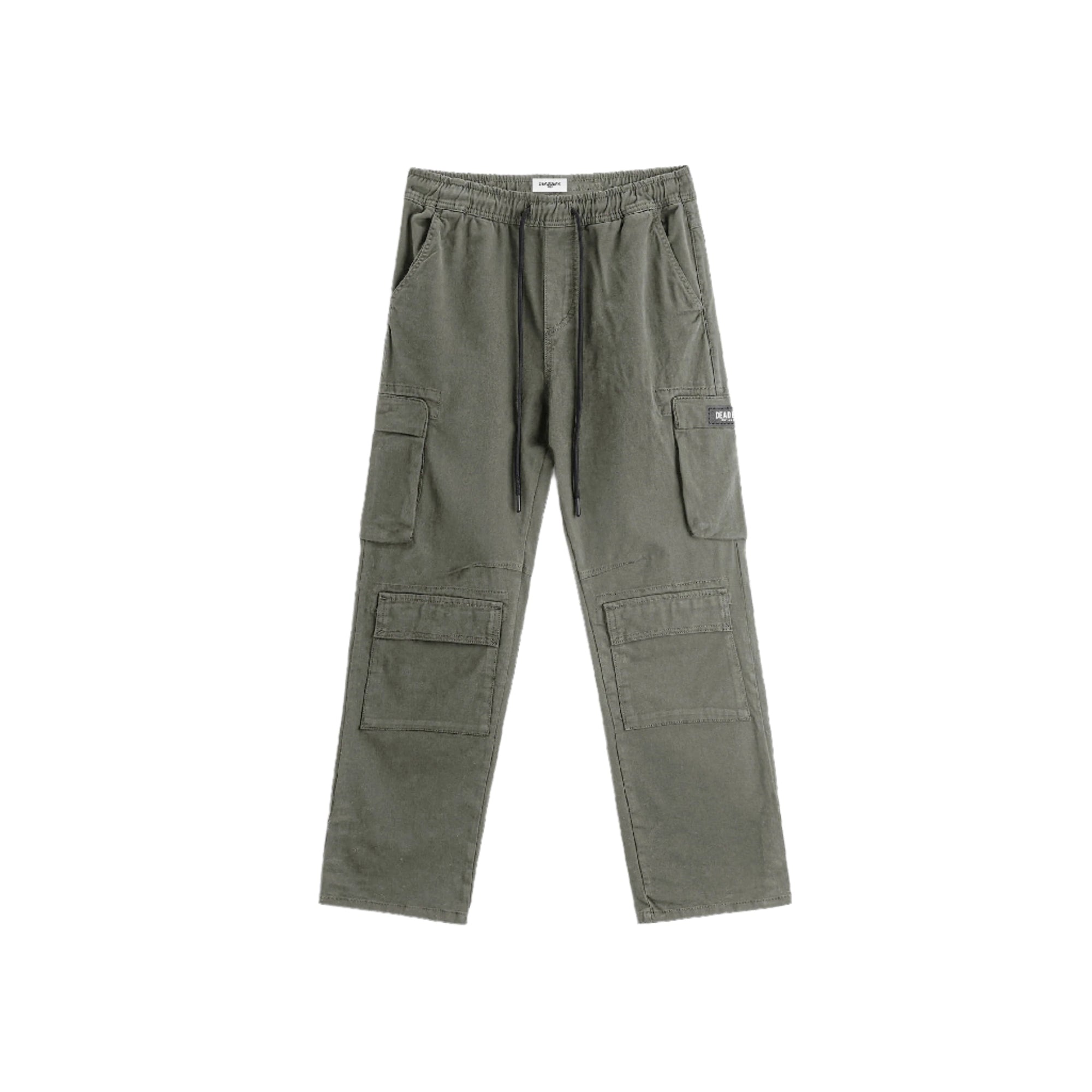 Washed Stone Grey Cargo Pants