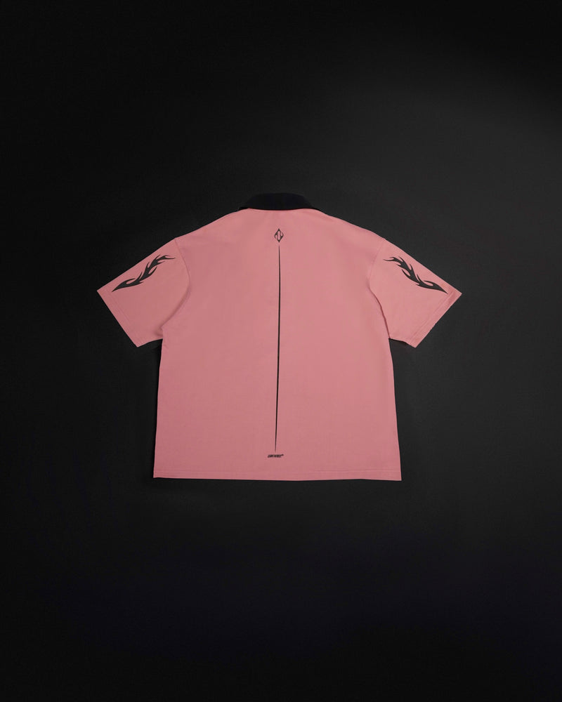 Polo-Light Pink | Leave The Rest | Streetwear T-shirt by Crepdog Crew