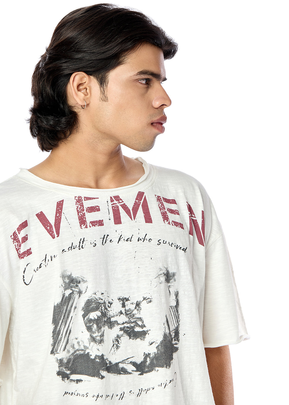 Herculus Distressed Slub T-shirt