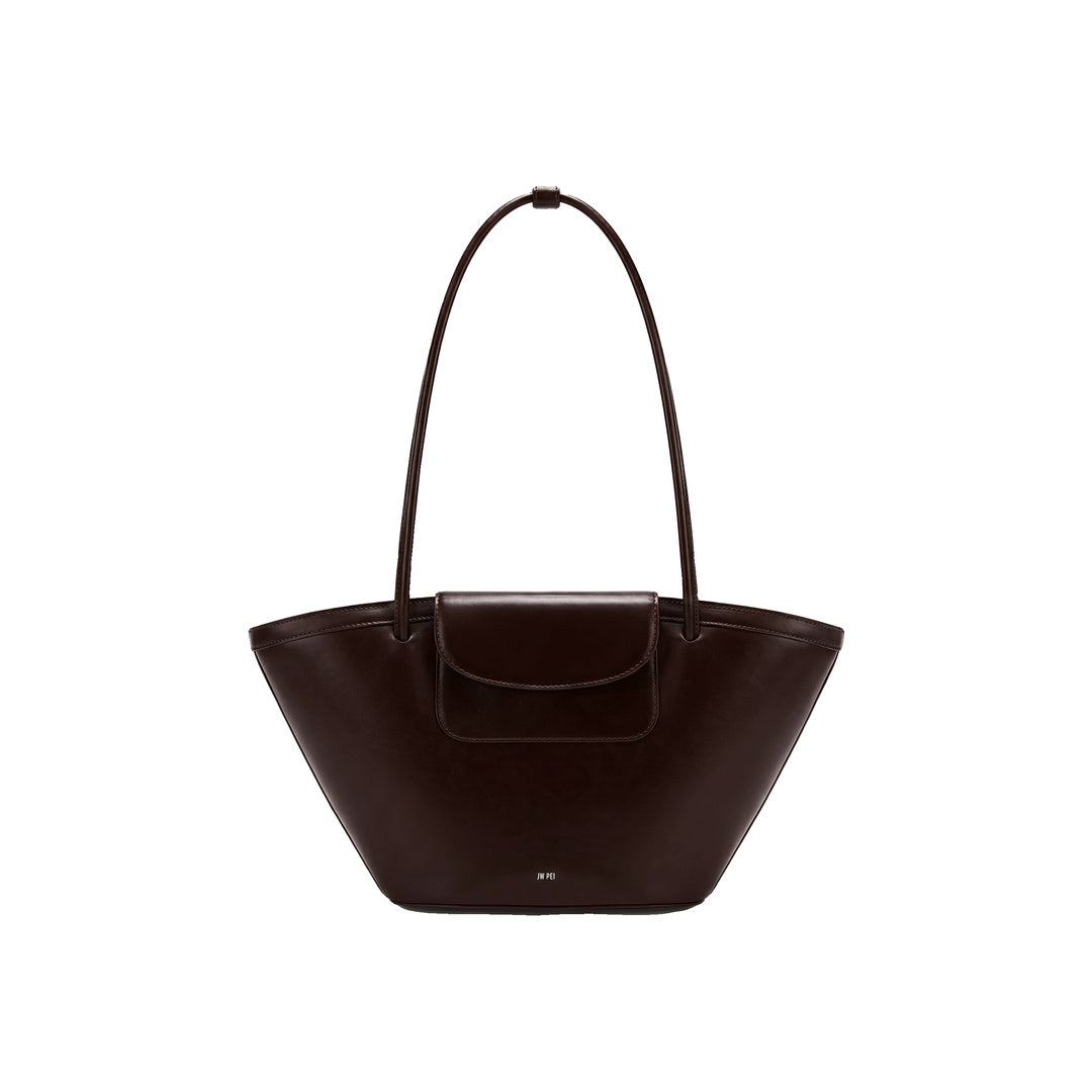 JW PEI Corinne Pocket Tote Bag - Dark Brown