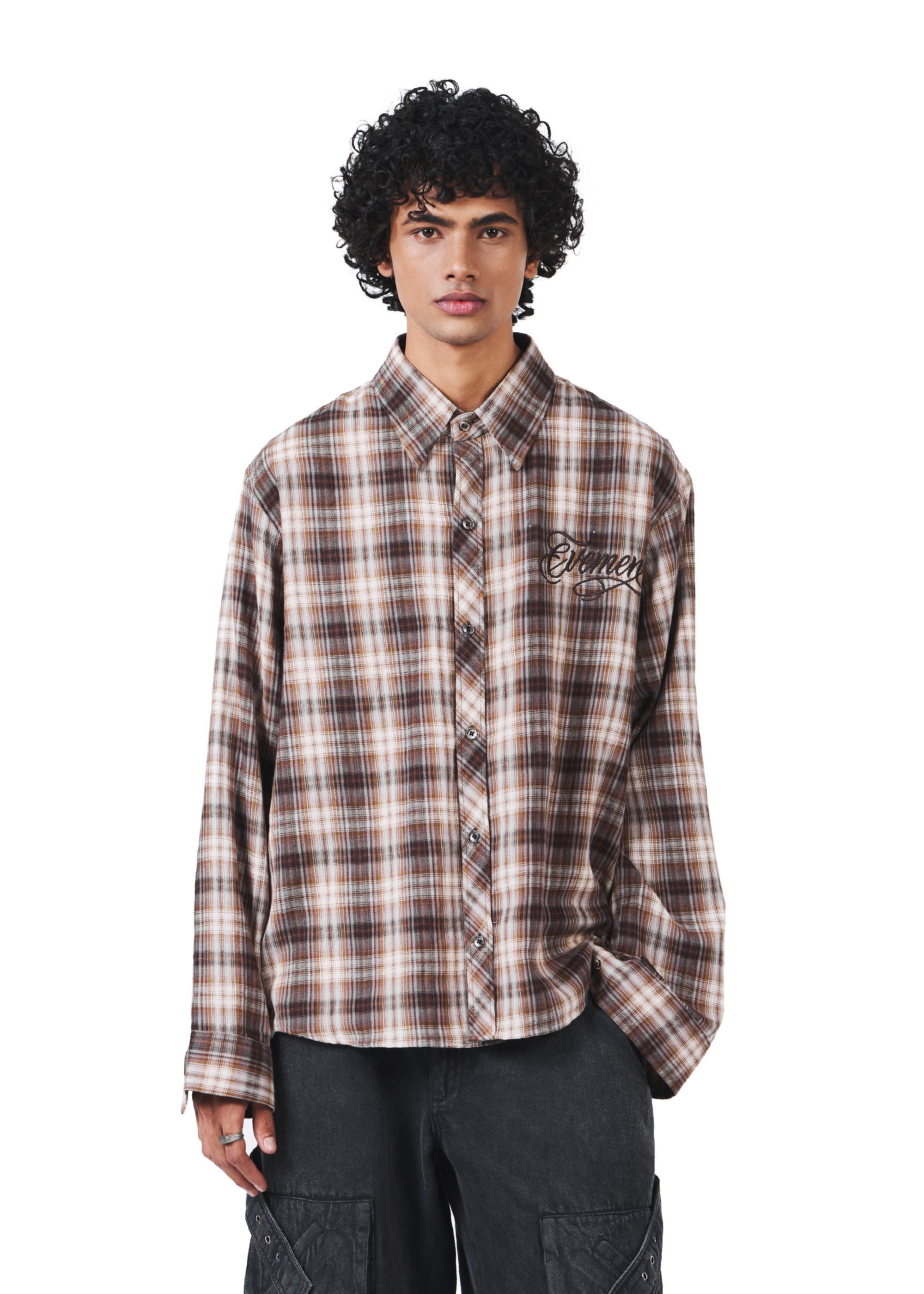 Brown Flannel Shirt