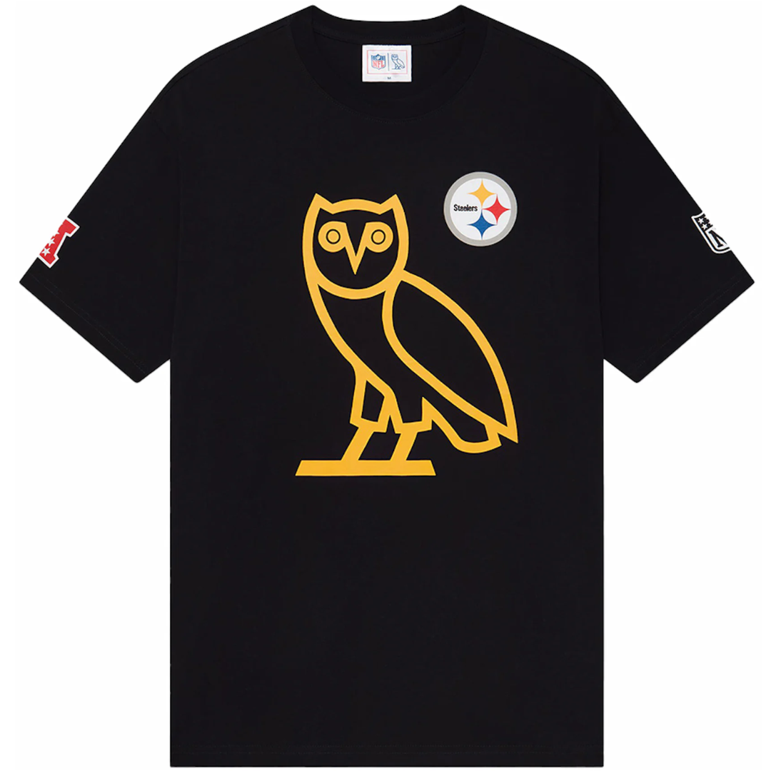 OVO x NFL Pittsburgh Steelers Game Day T-Shirt Black