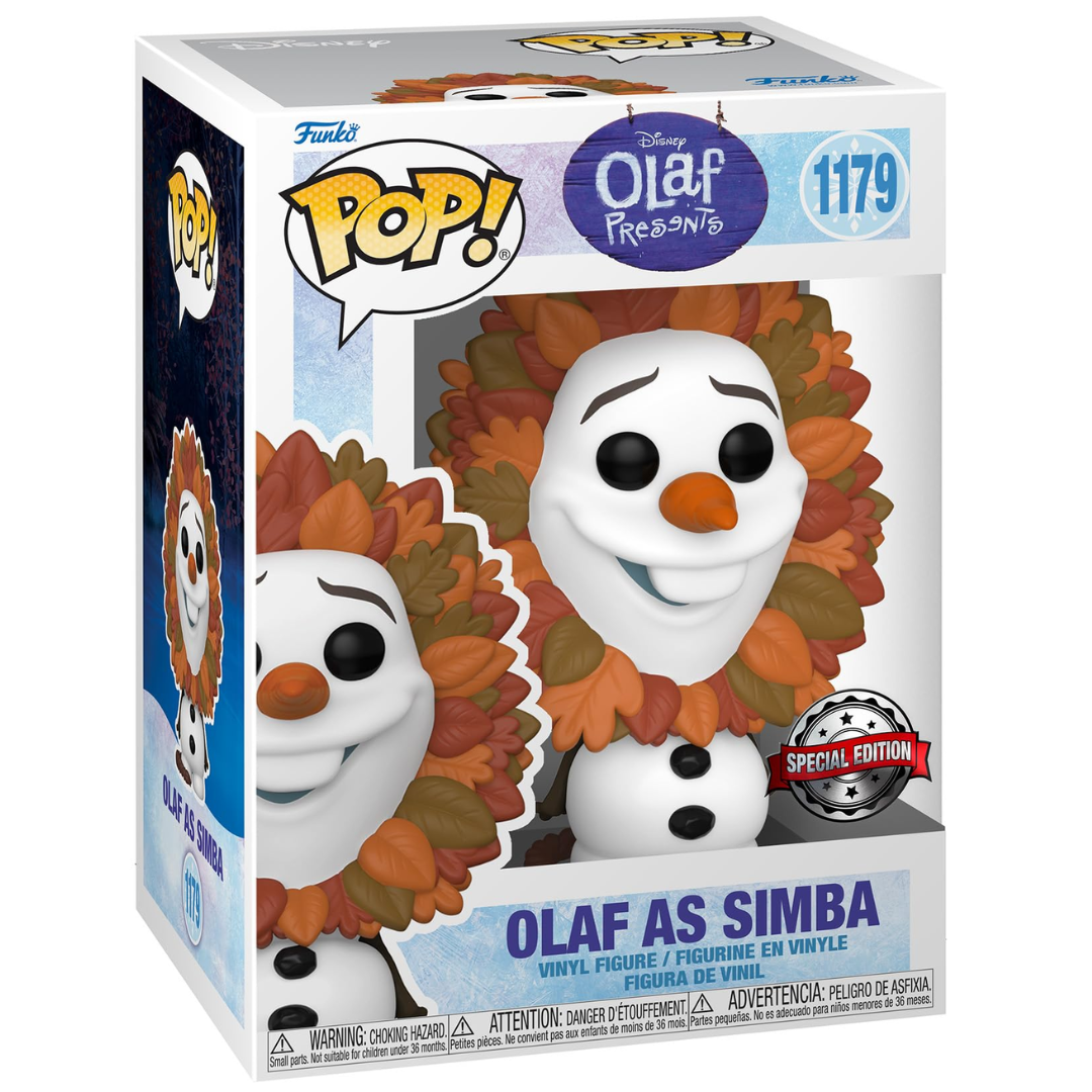 Funko POP! Disney Olaf Presents As Simba #1179