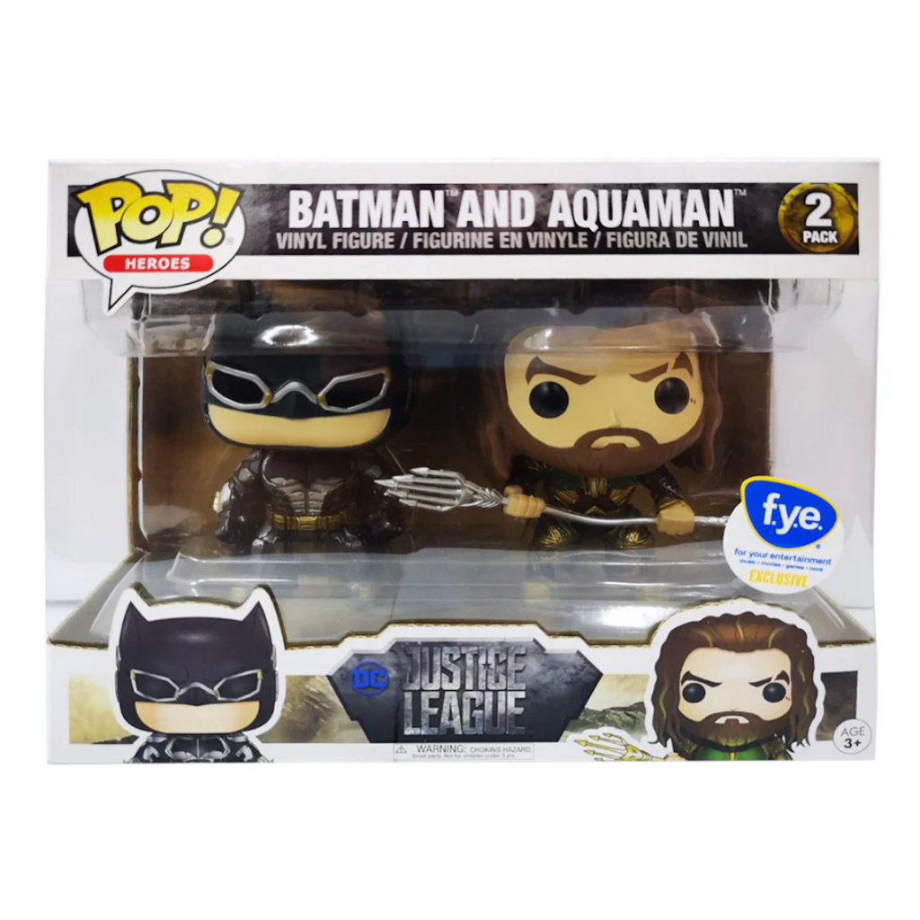 NEW Funko Pop! purchases Batman & Aquaman 2 Pack FYE Exclusive