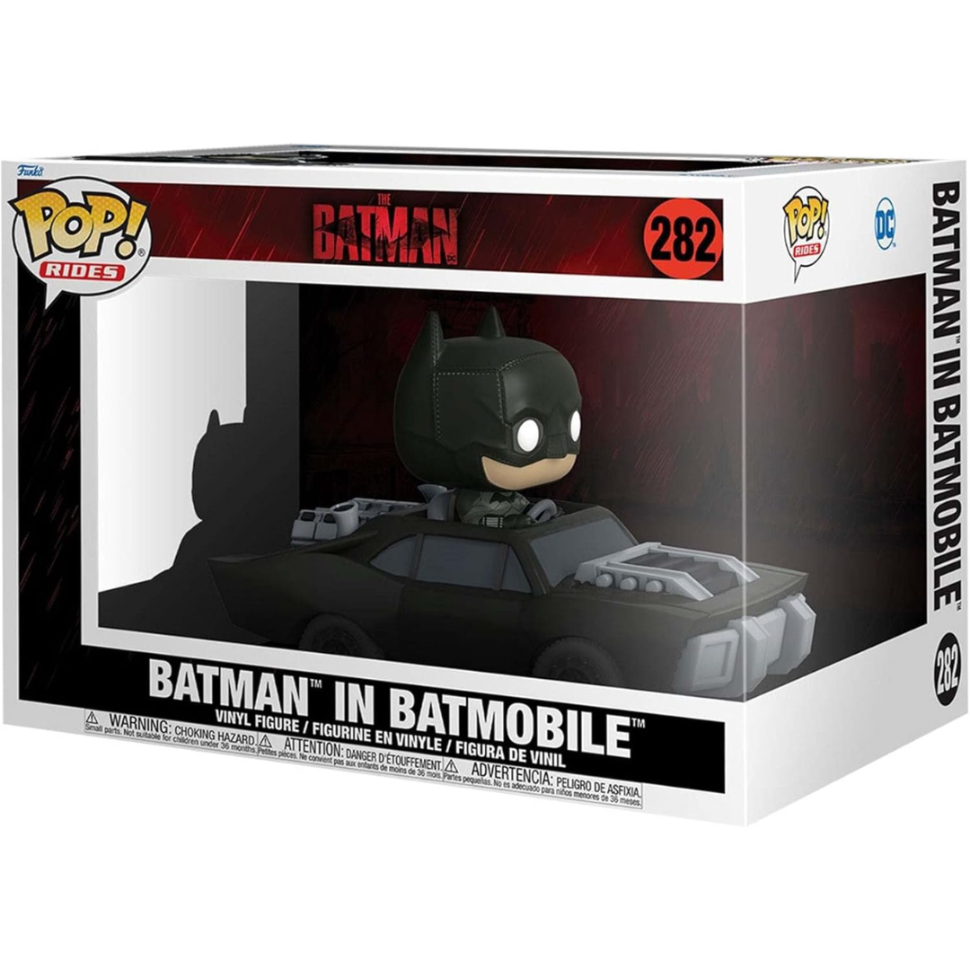 Funko Pop! Super Deluxe Batman with Batmobile #282