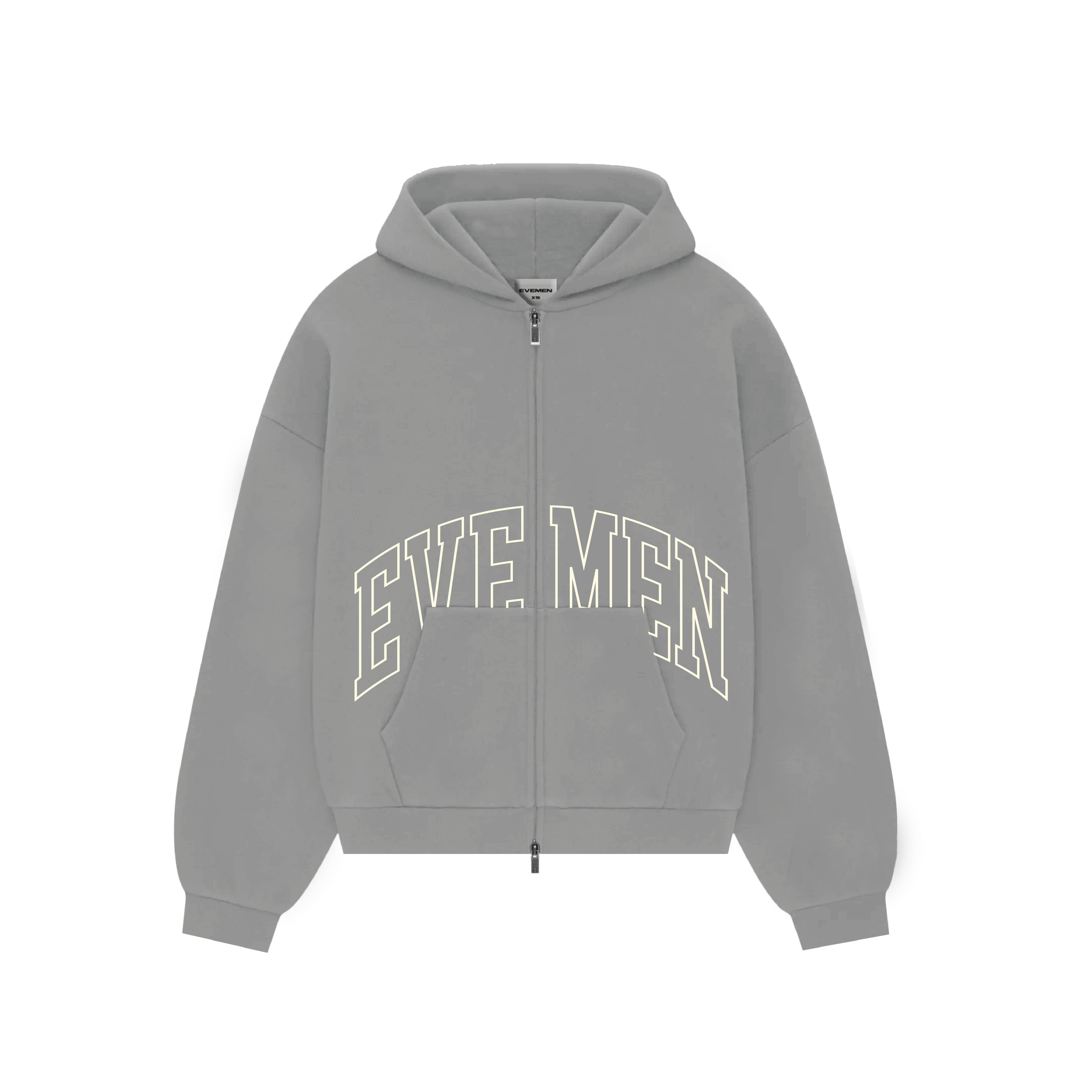 genesis boxy zip through hoodie