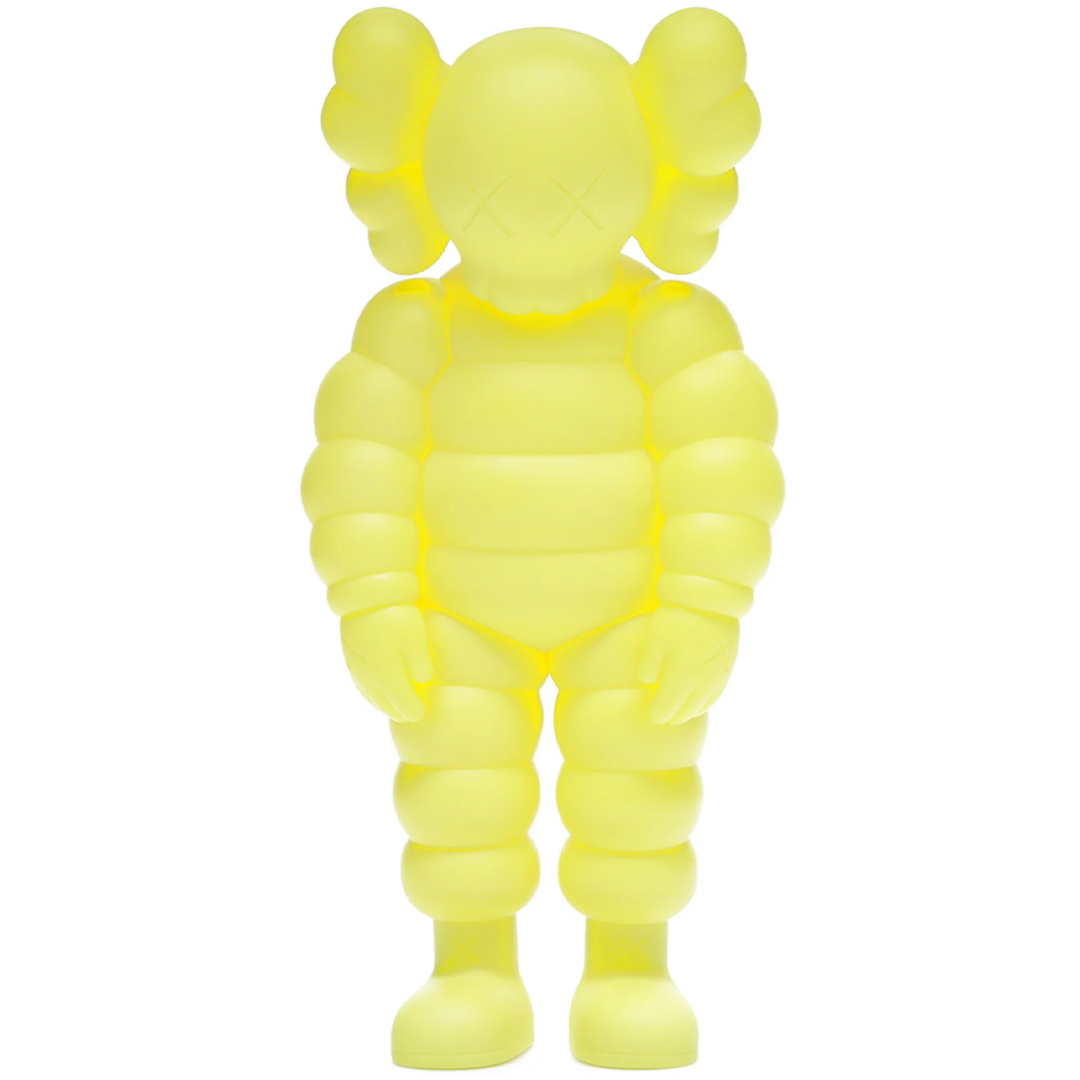 KAWS What Party Vinyl Figure Yellow