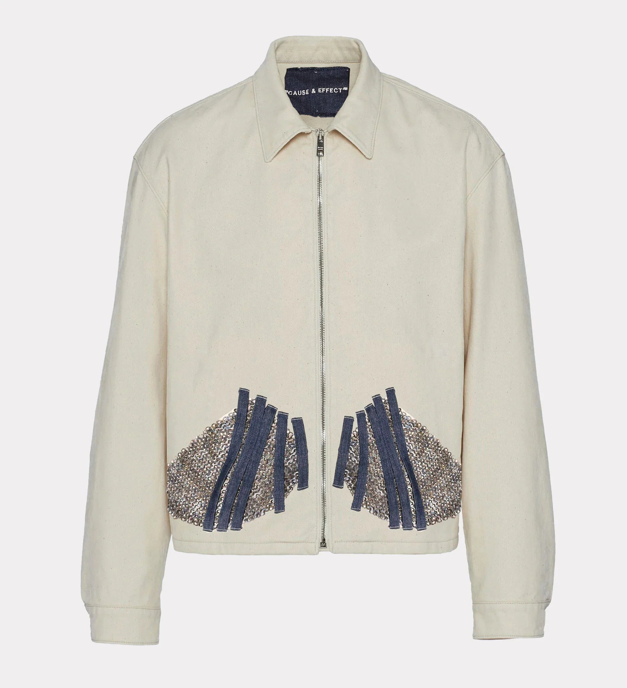 Gods Hand' Chainmail Armour Embroidered Jacket