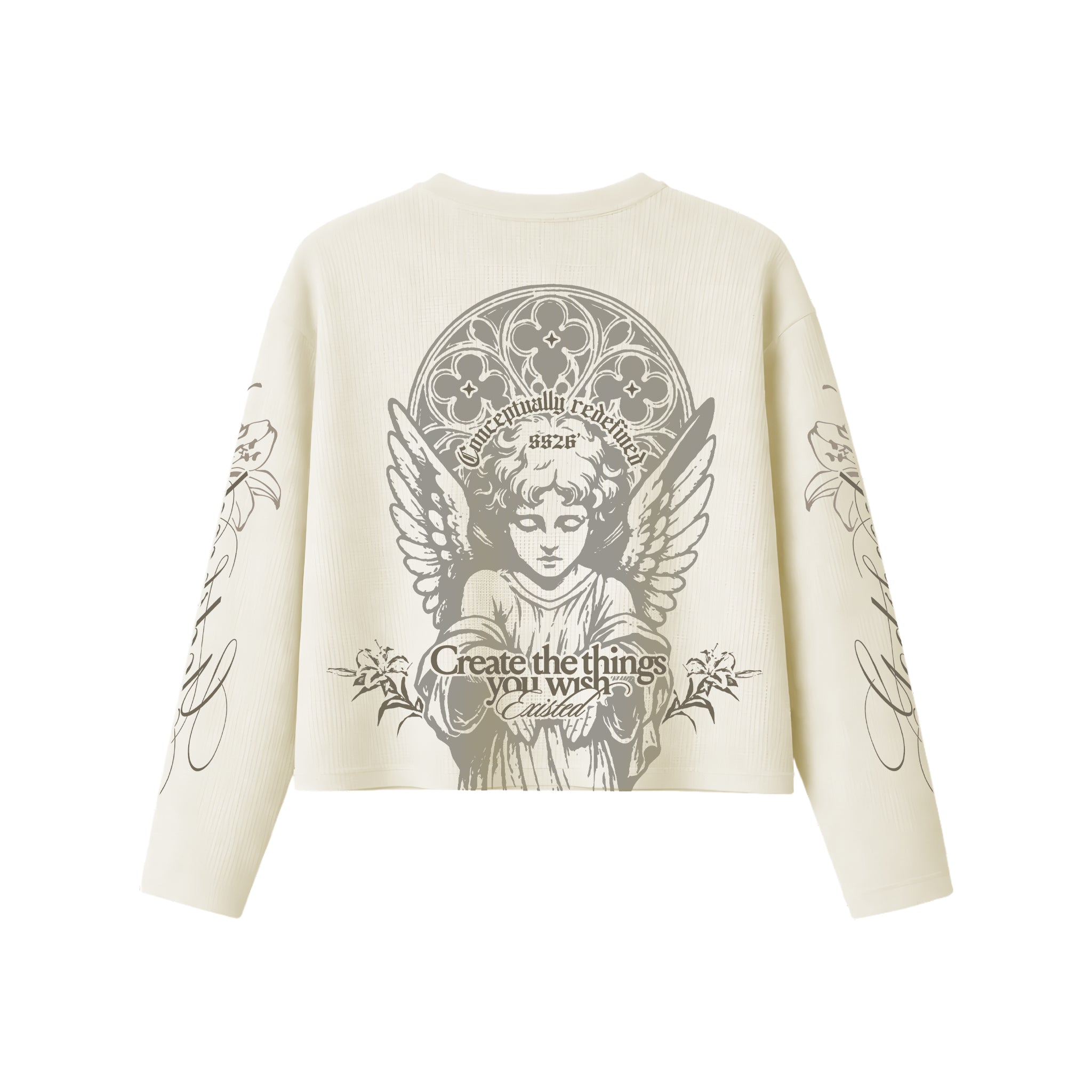Godspeed Waffle tee - Antique white