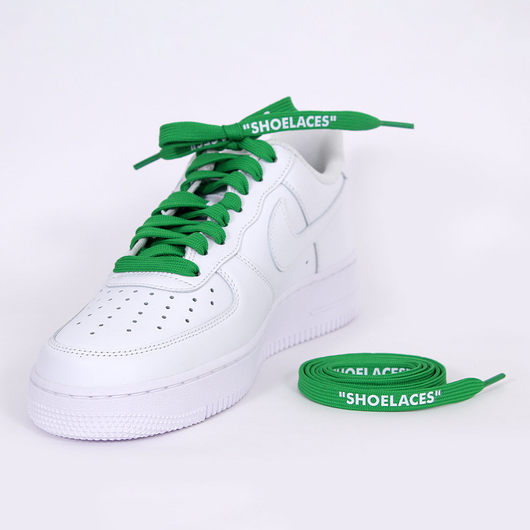 Green Off-White "SHOELACES"