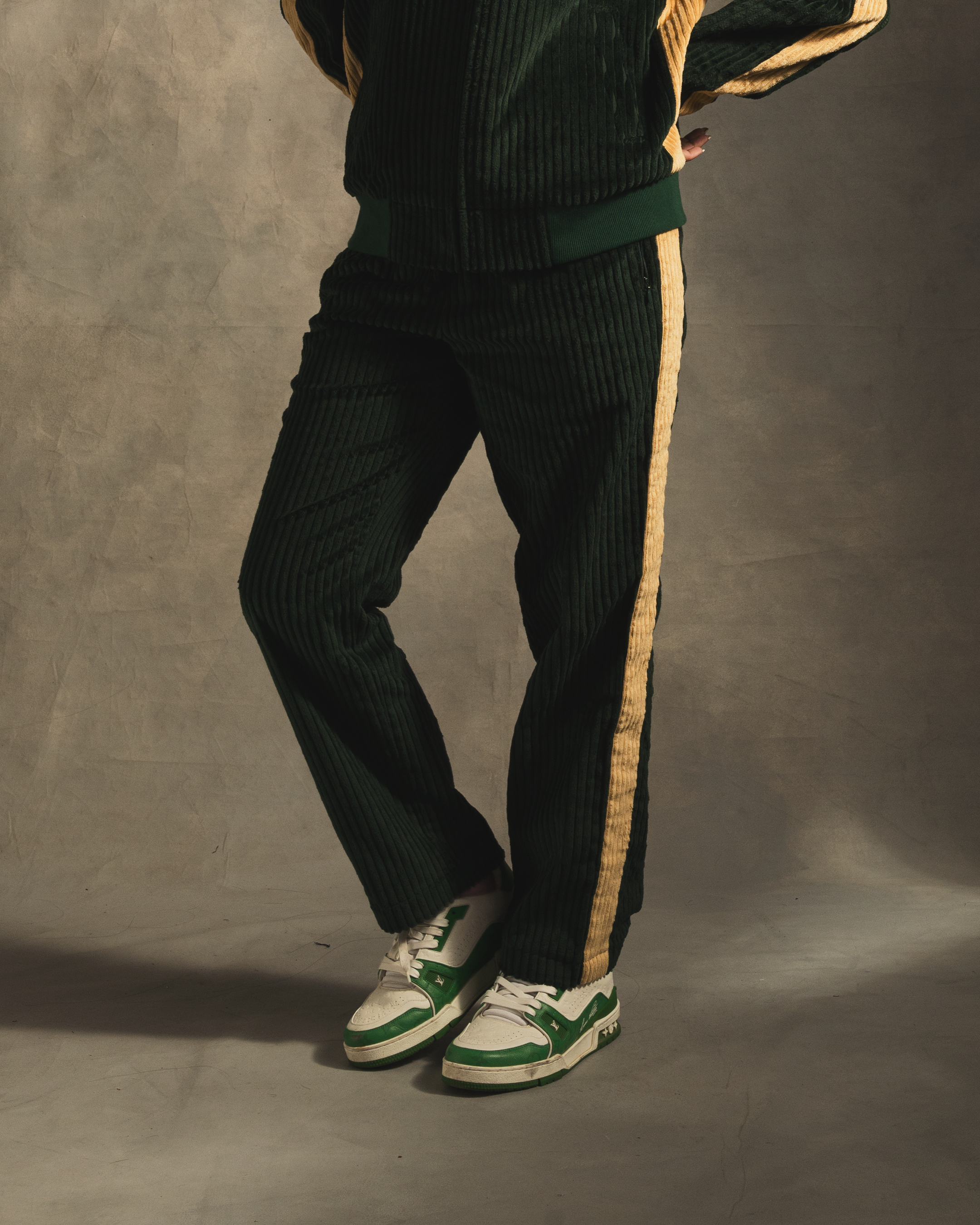 Track Pant In Emerald Green