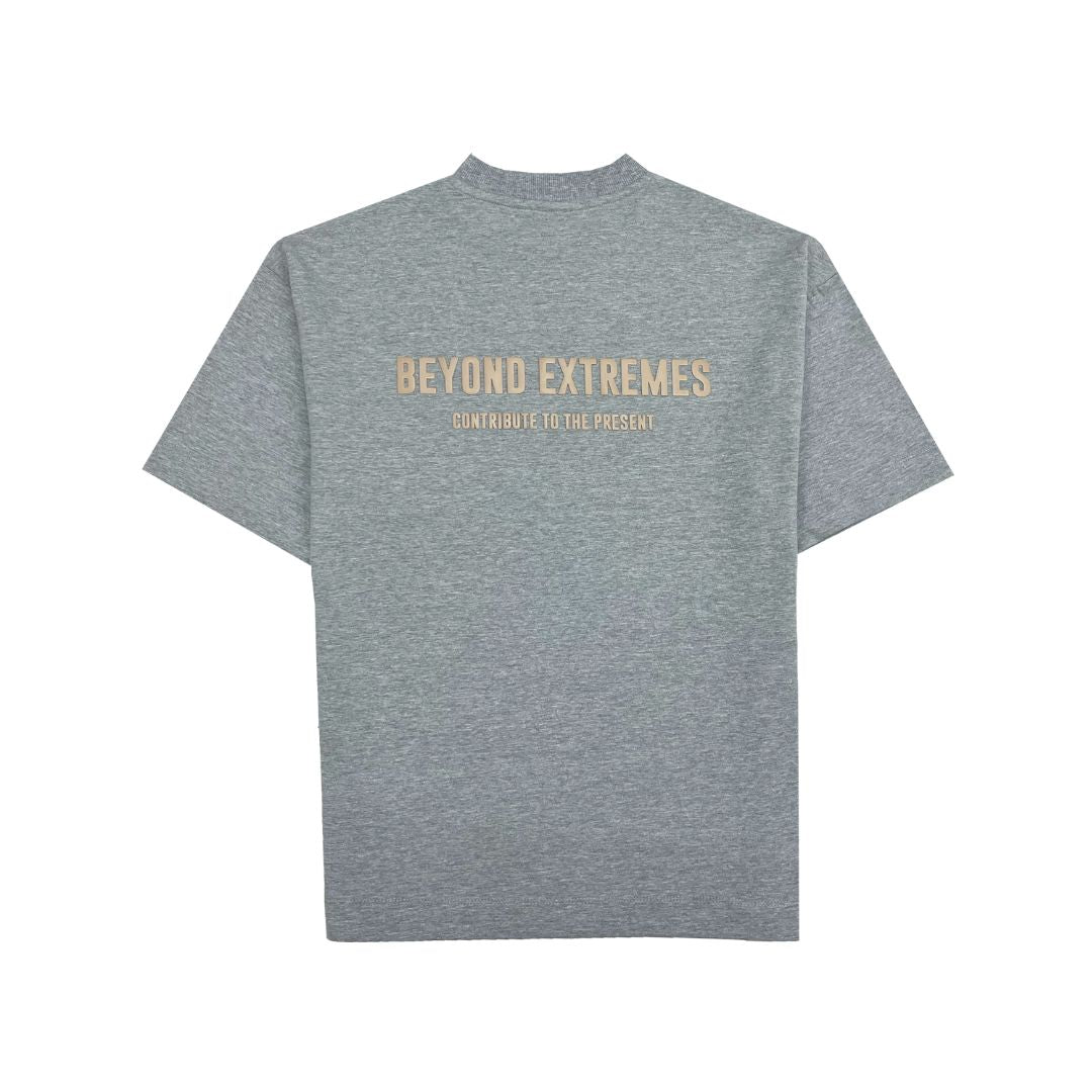3 T-shirt in Grey Melange [Unisex]