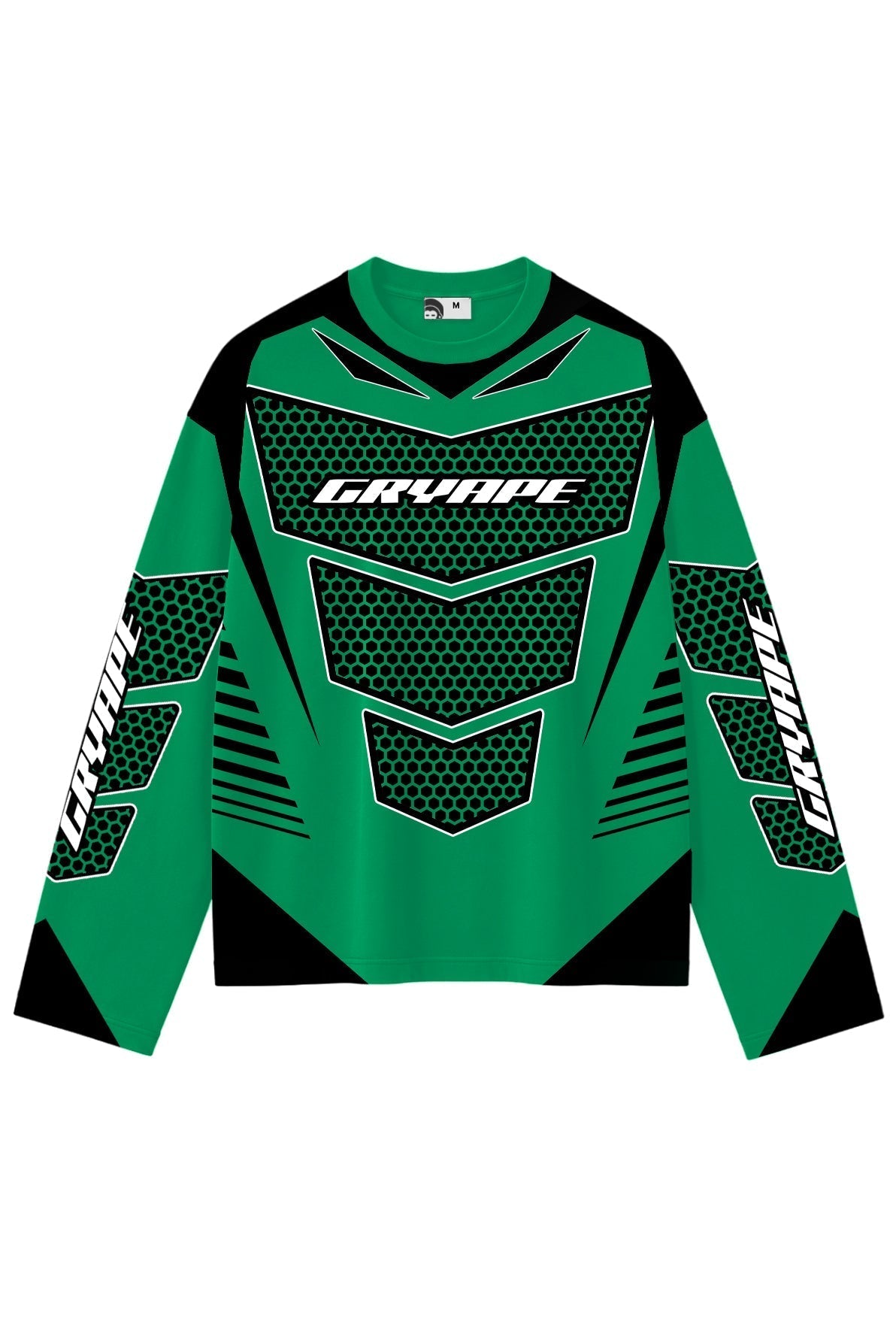 GRYAPE MOTOCROSS JERSEY GREEN T-SHIRT