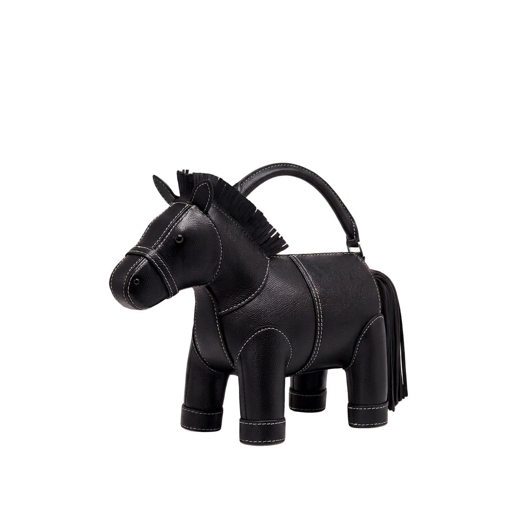 JW PEI Harper Horse Top Handle Bag - Black