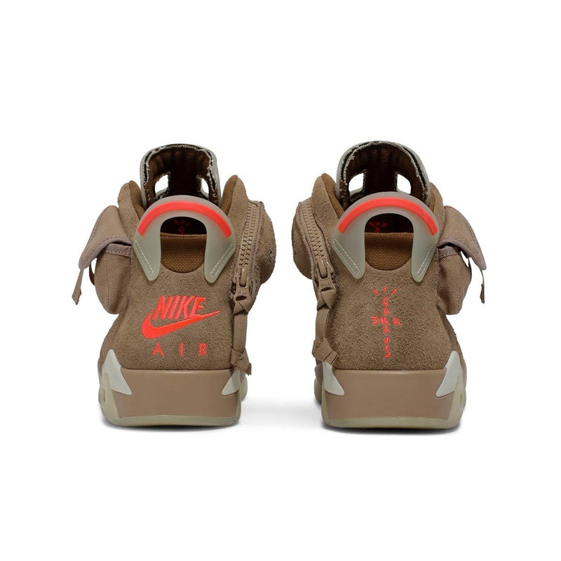Jordan 6 Retro Travis Scott British Khaki | Nike Air Jordan | Sneaker Shoes by Crepdog Crew