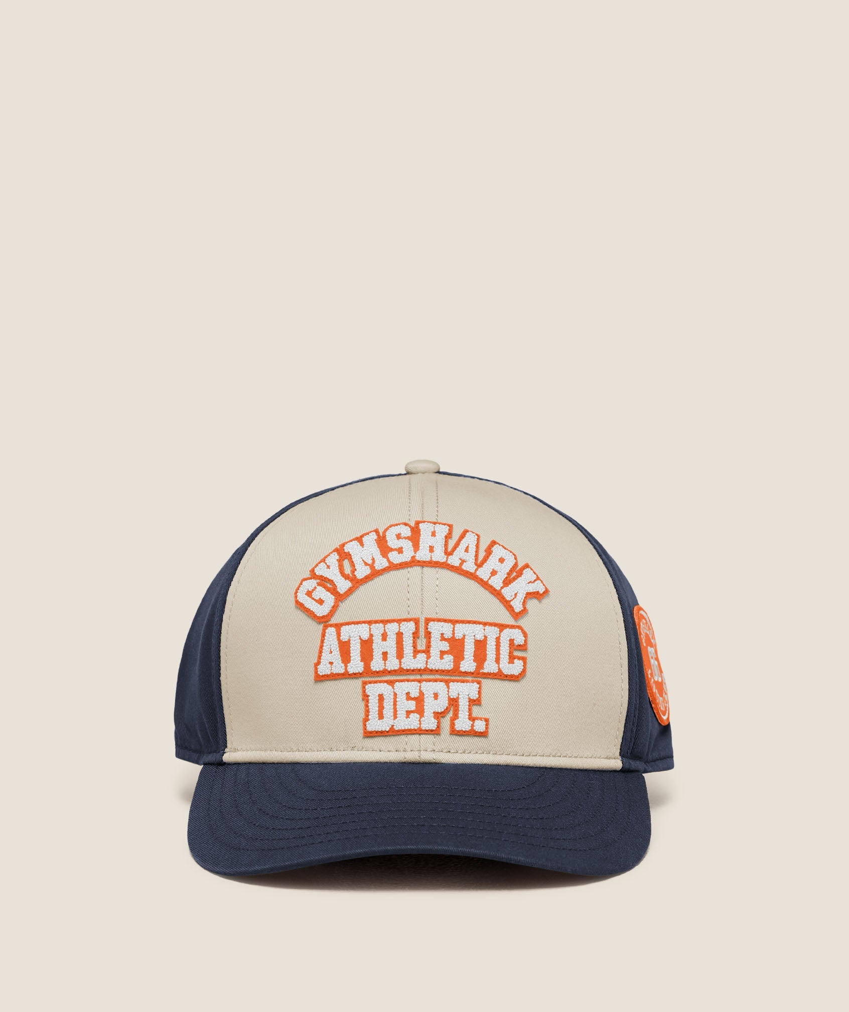 GYMSHARK 6 Panel Collegiate Trucker Tinted White Heavy Blue