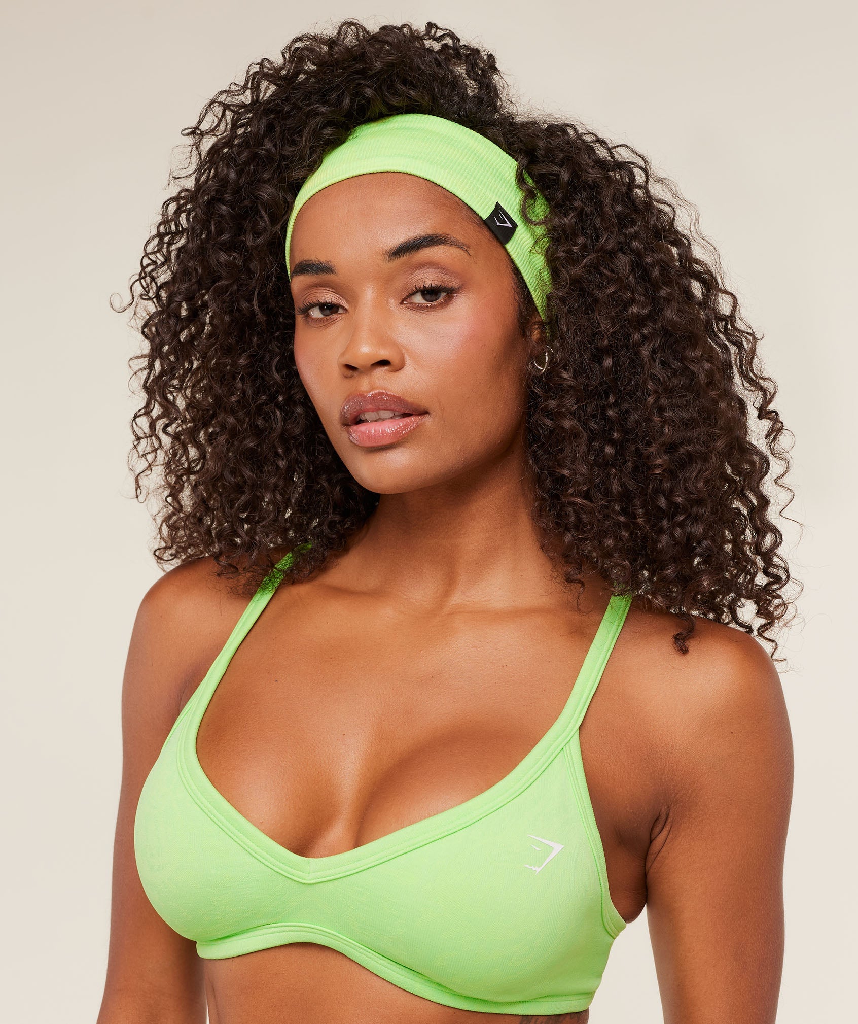 GYMSHARK Adapt Seamless Headband GS Energy Gelato Green GS Sorbet Yellow