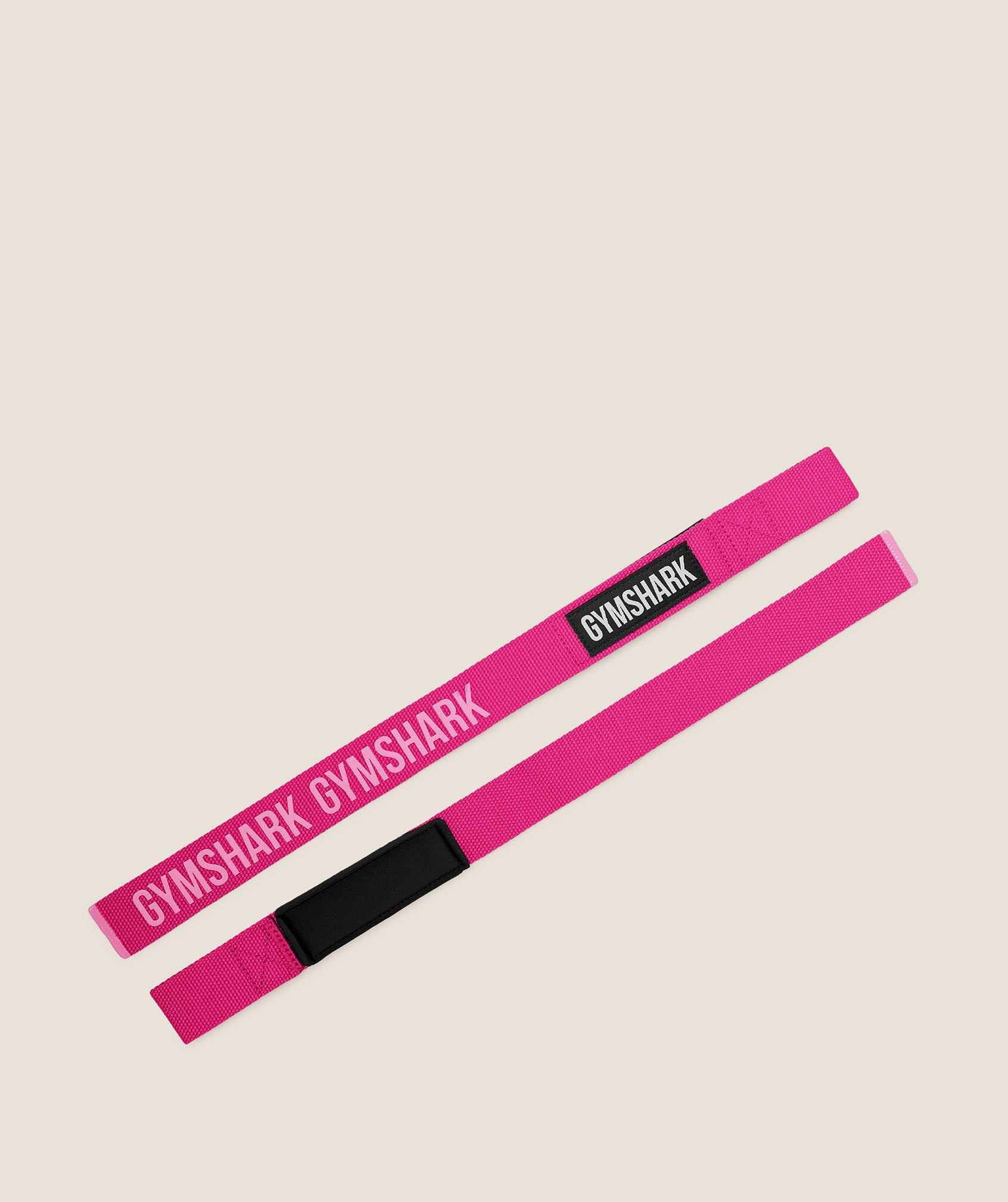 GYMSHARK Silicone Lifting Straps Super-Set Pink Focus Pink