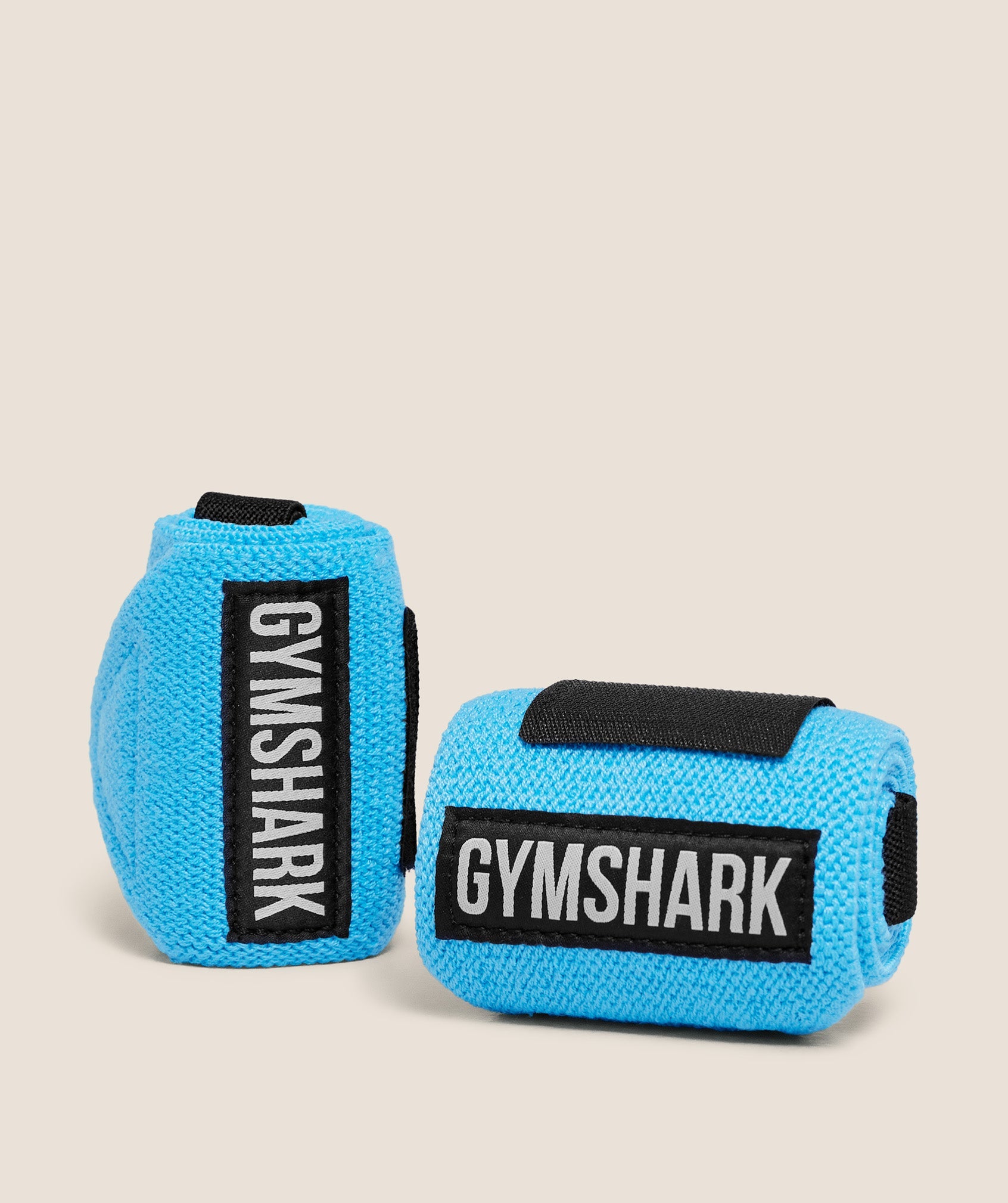 GYMSHARK Wrist Straps Brand Blue