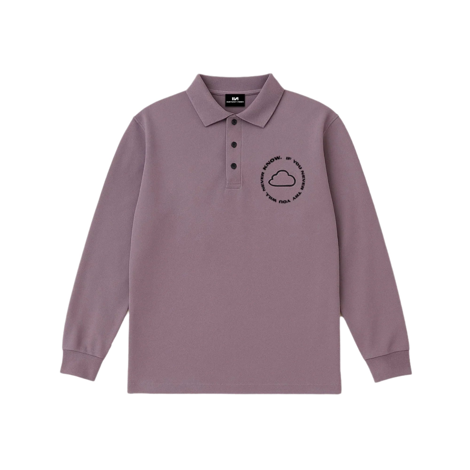 Oversized Polo T-shirt - Seeker Purple