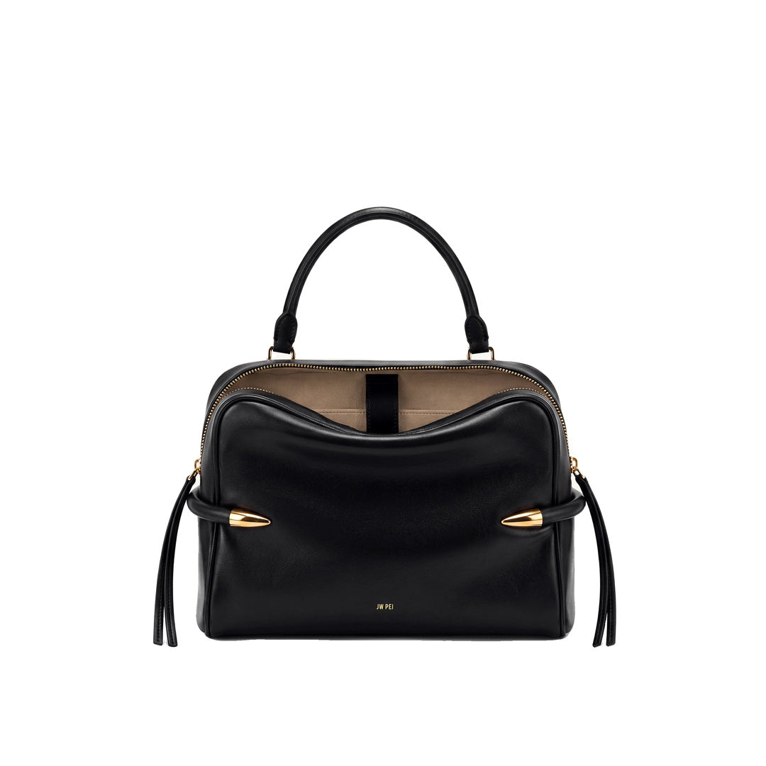 JW PEI Callie Tusk Detail Shoulder Bag - Black