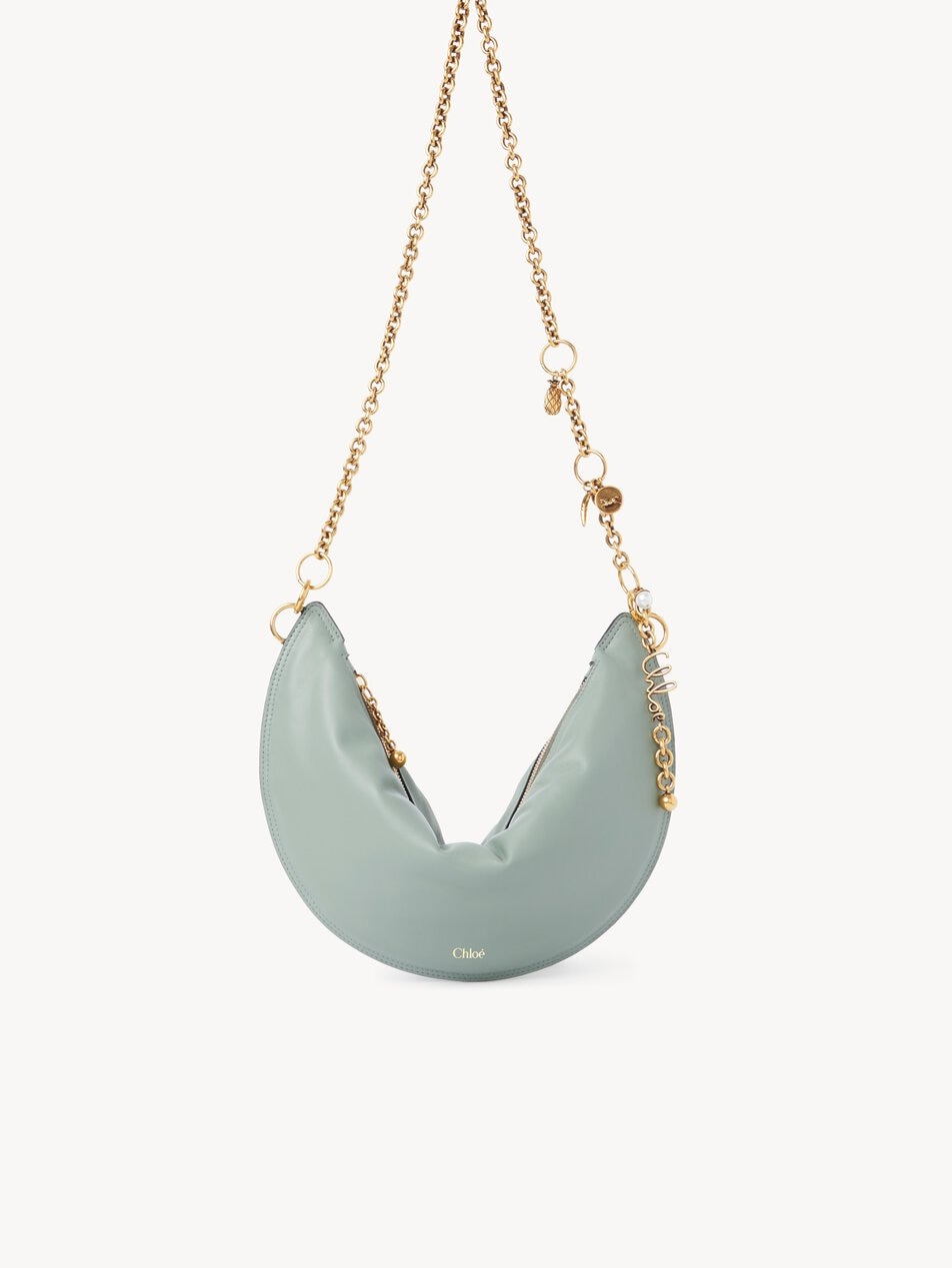 CHLOE Icons shoulder bag in soft leather Bluish Green