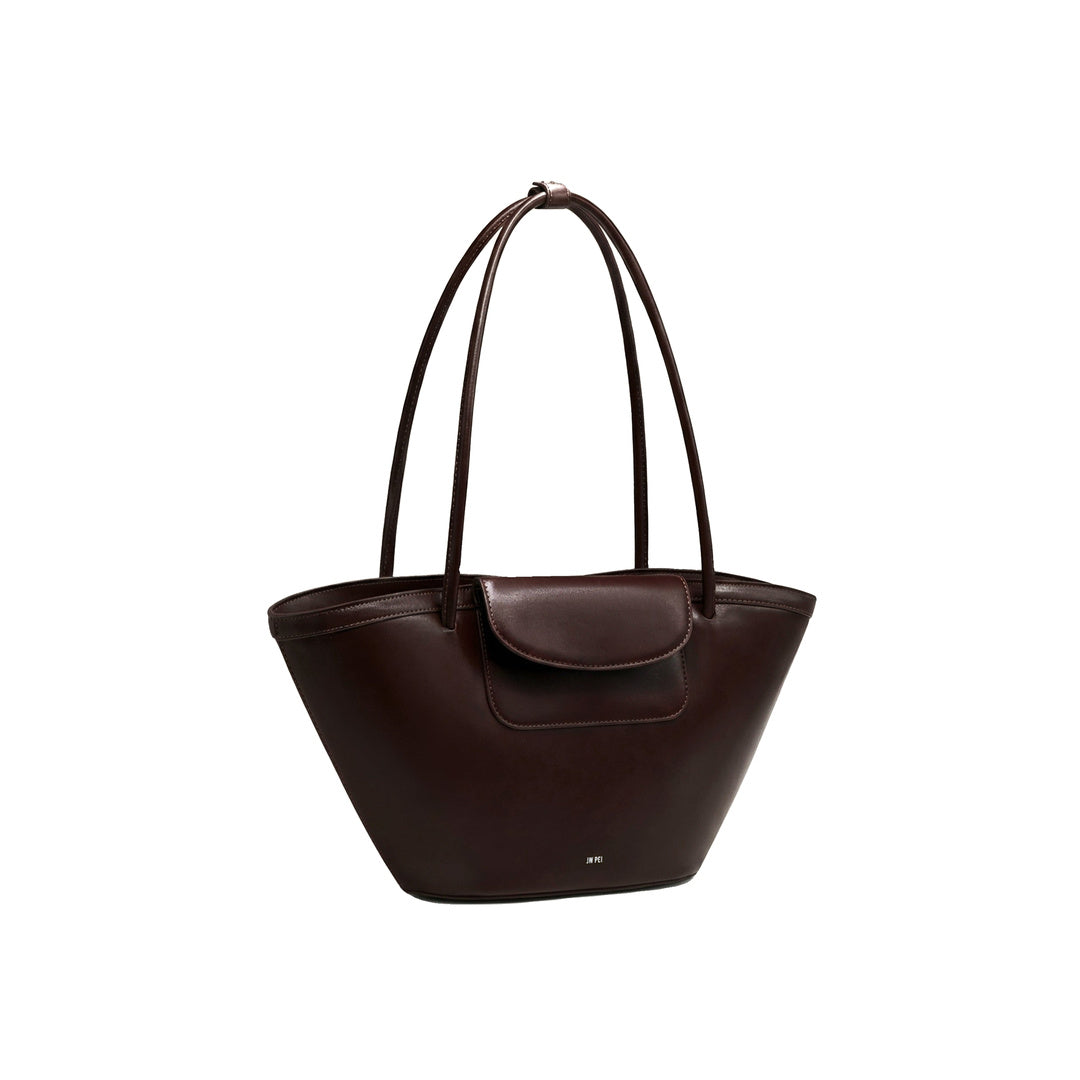 JW PEI Corinne Pocket Tote Bag - Dark Brown